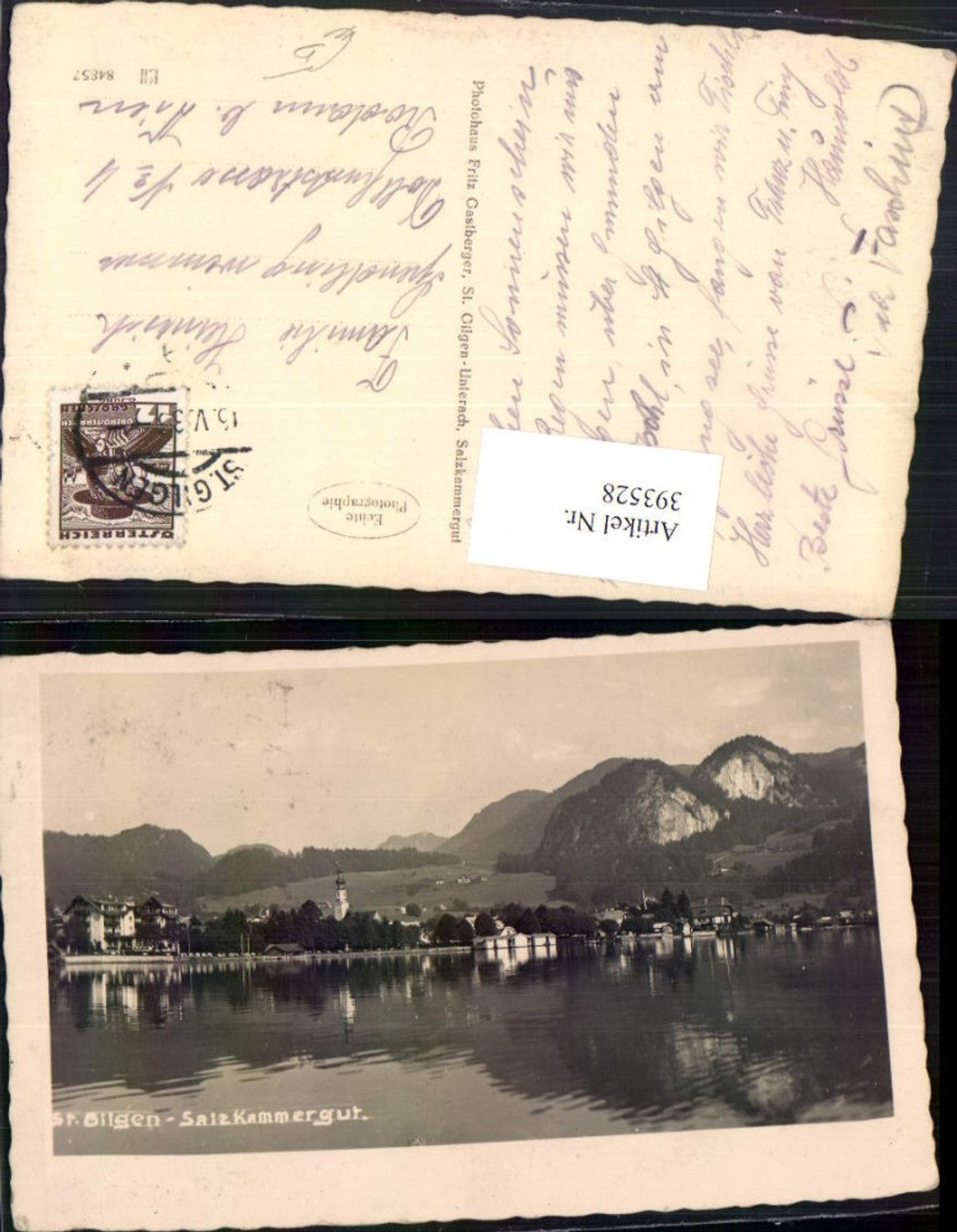 393528, St. Gilgen am Wolfgangsee Partial view
