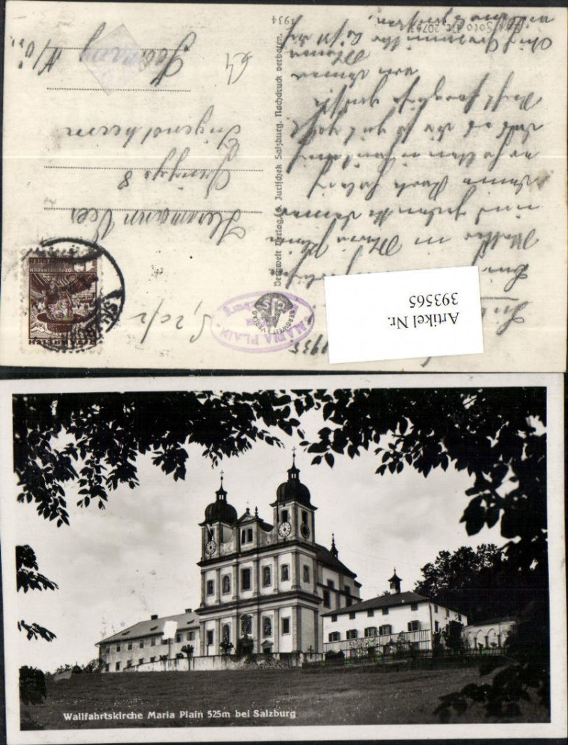 393565, Pilgrimage Church of Maria Plain near Salzburg