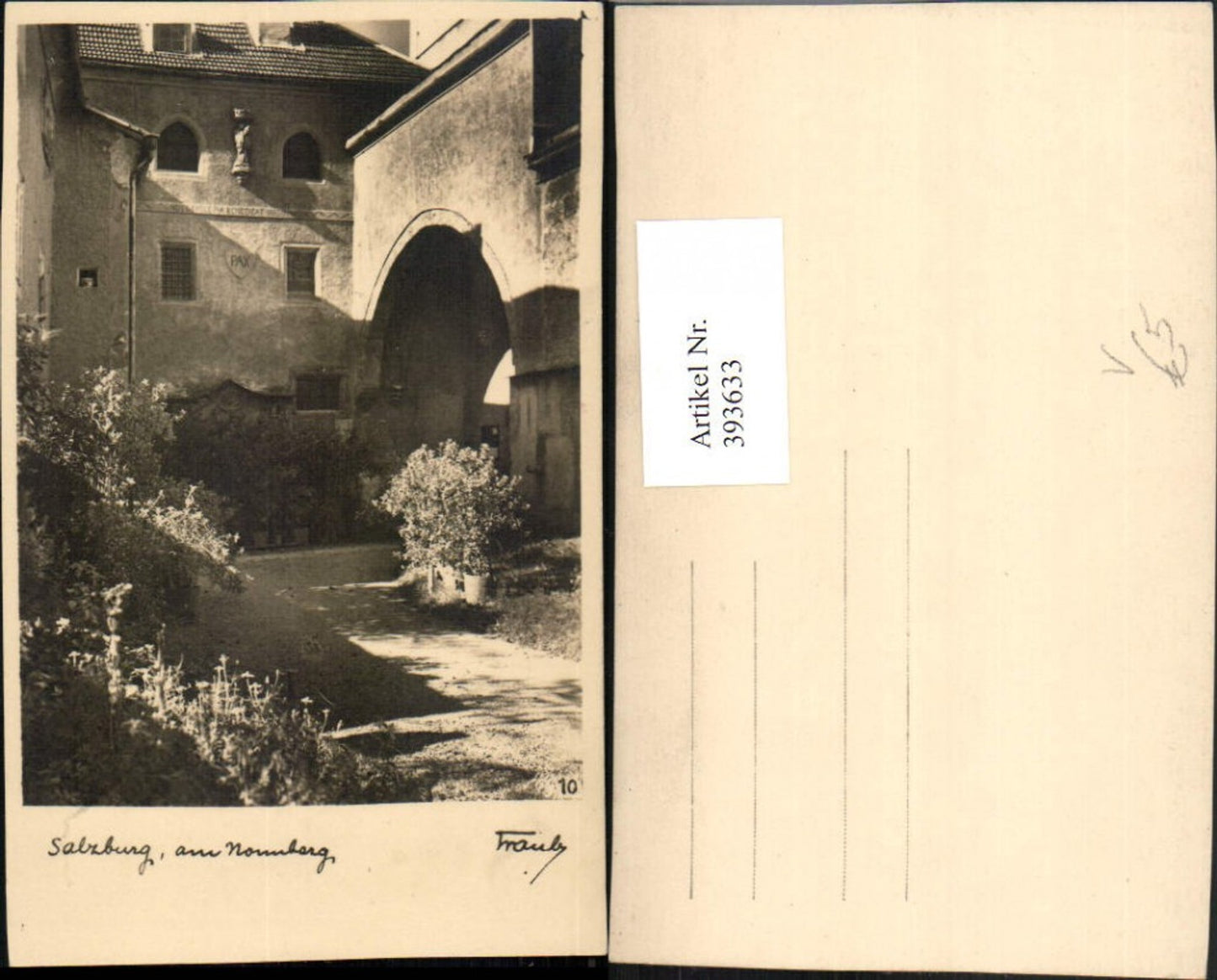 393633,Salzburg Am Nonnberg Stift Motiv pub Traub 10