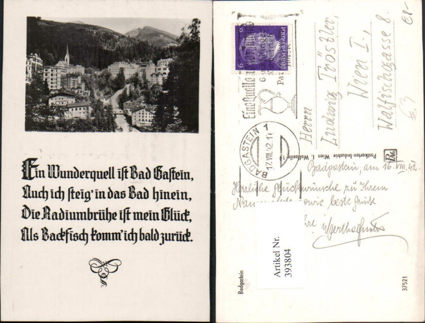 Alte Ansichtskarte – Old Postcard