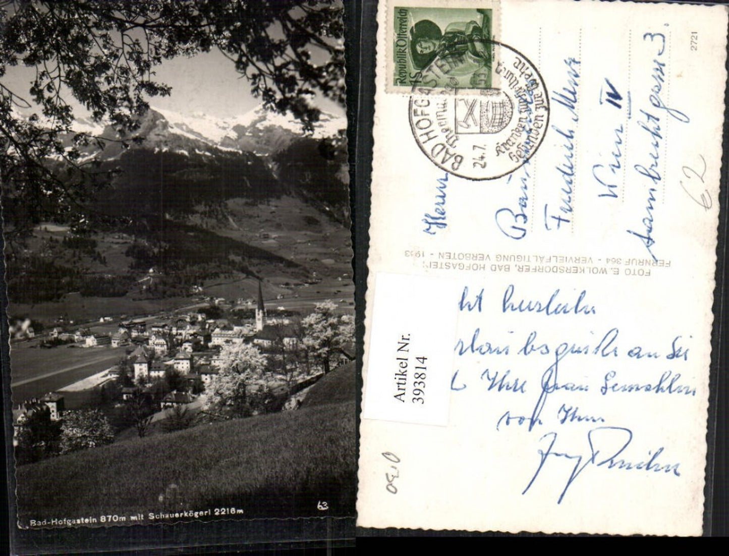 Alte Ansichtskarte – Old Postcard
