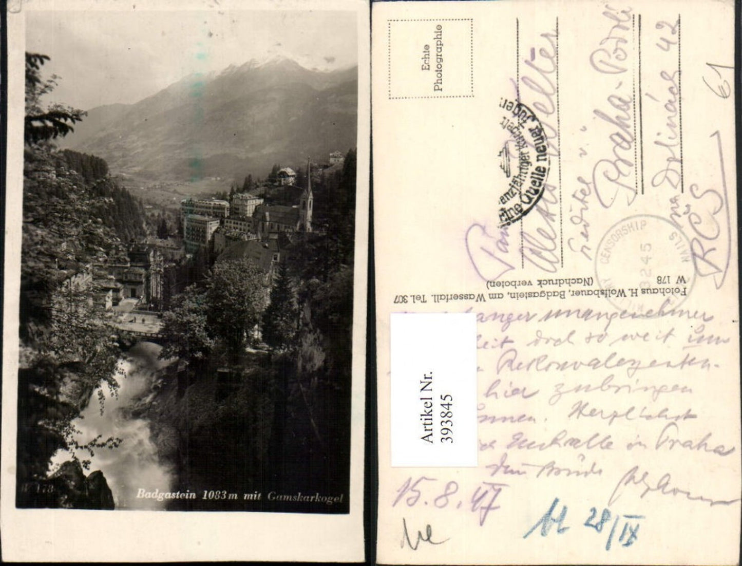 Alte Ansichtskarte – Old Postcard