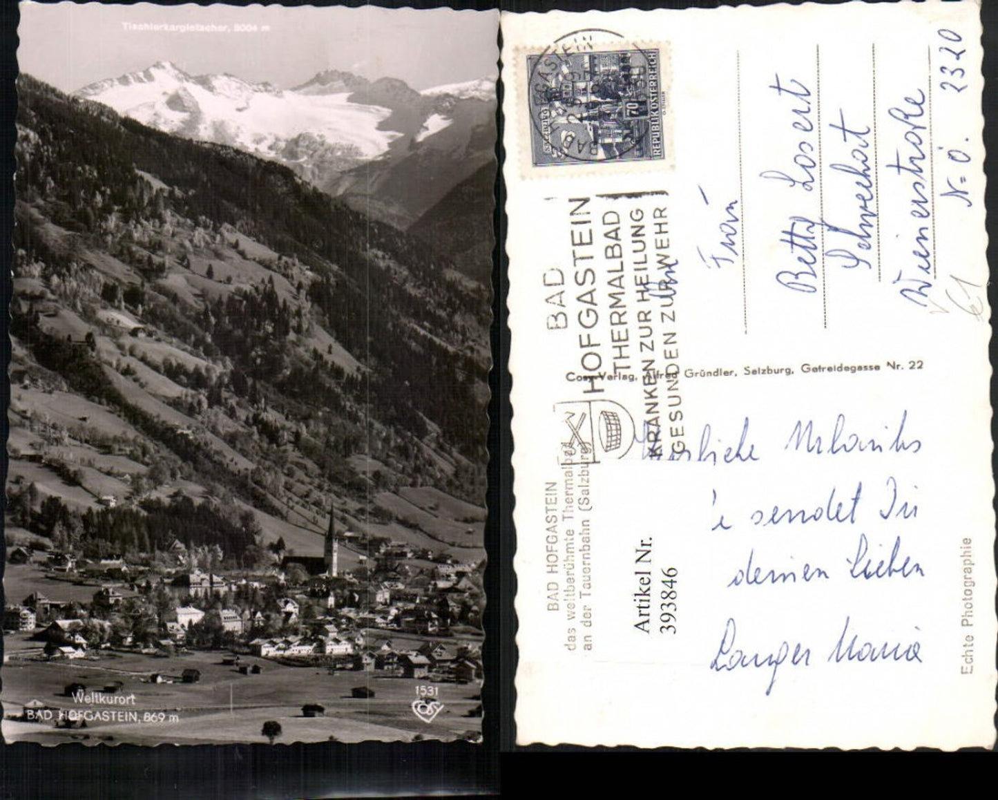 Alte Ansichtskarte – Old Postcard