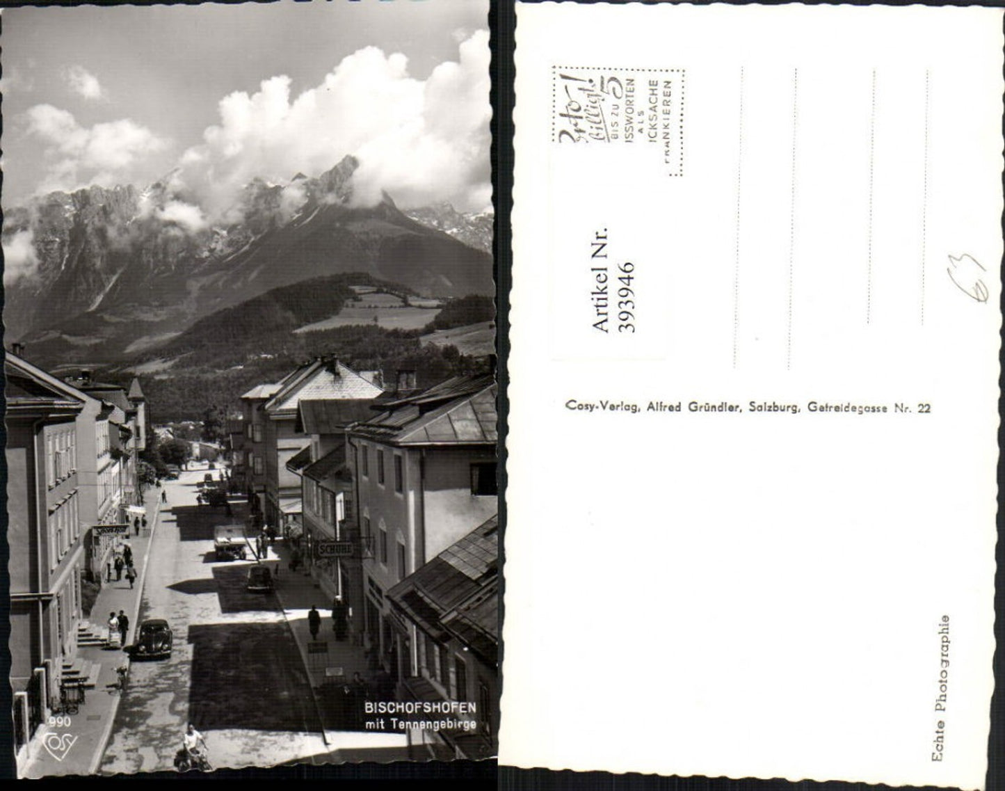 Alte Ansichtskarte – Old Postcard
