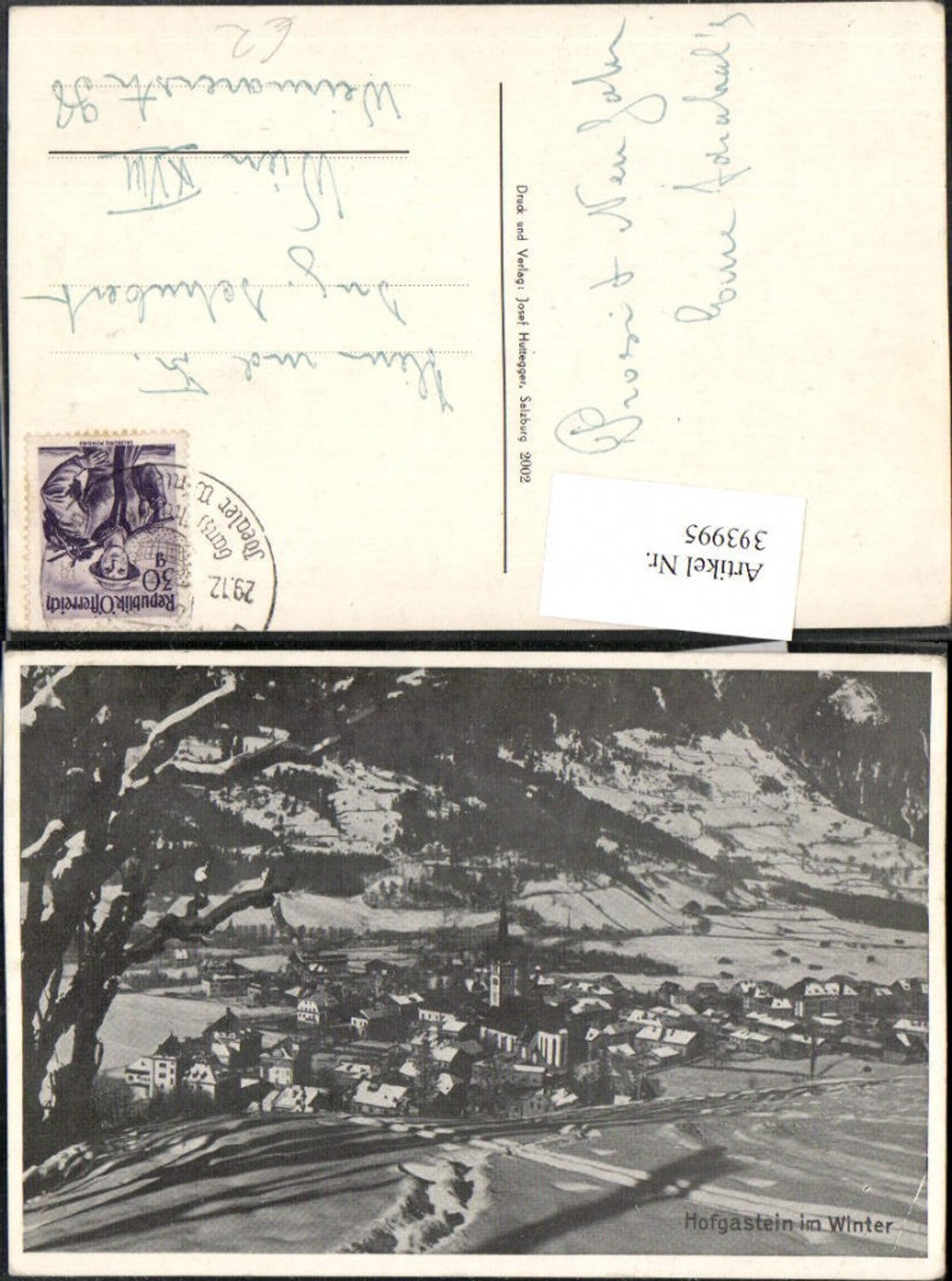 Alte Ansichtskarte – Old Postcard