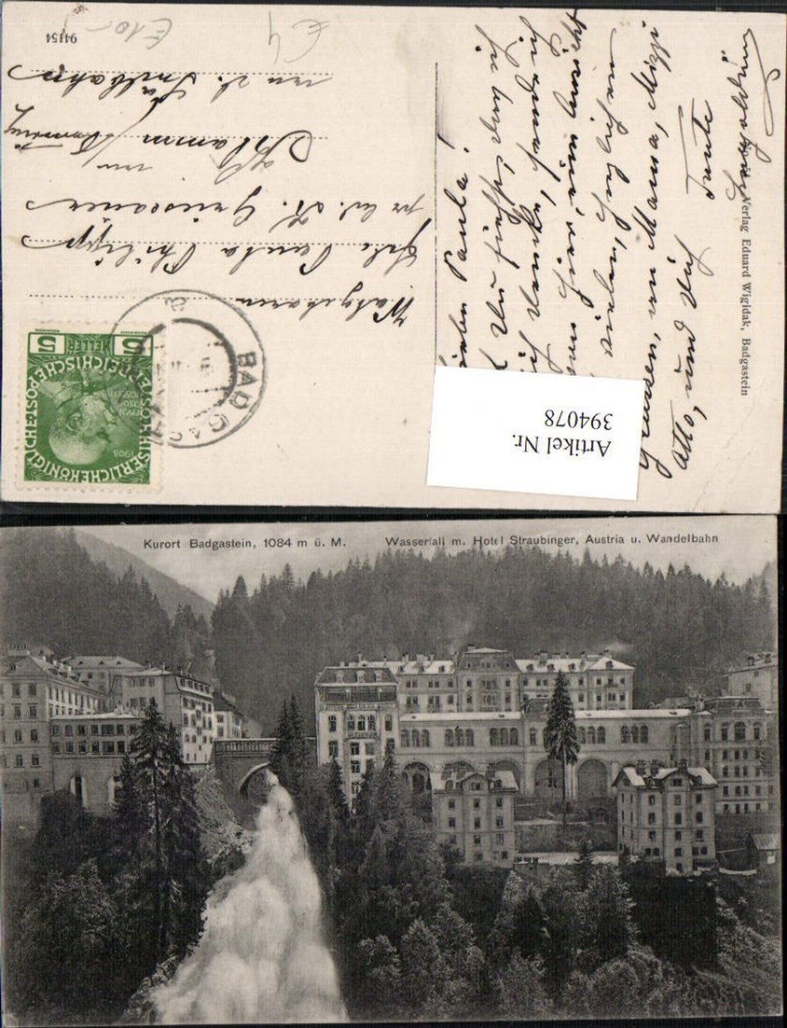Alte Ansichtskarte – Old Postcard