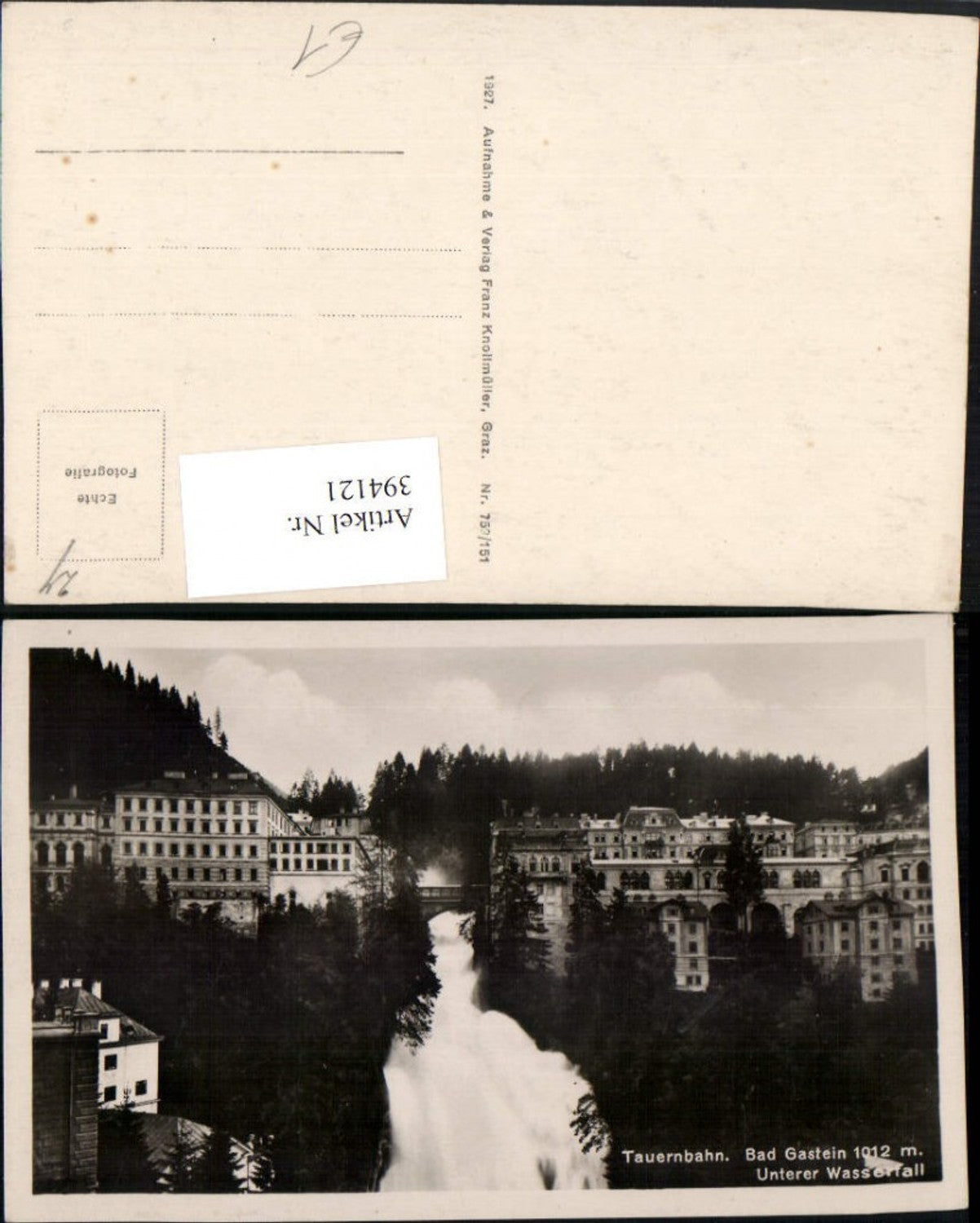 Alte Ansichtskarte – Old Postcard