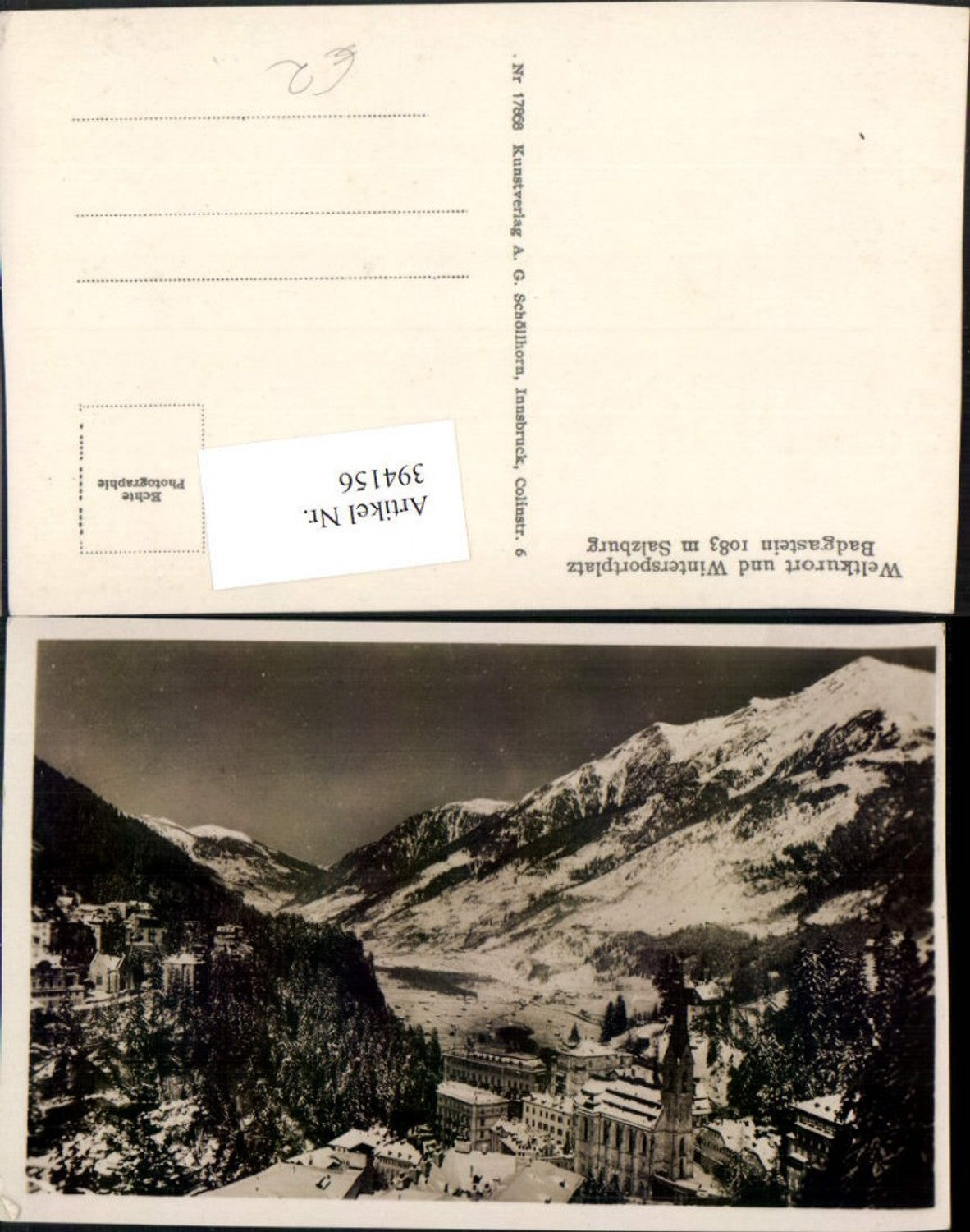 Alte Ansichtskarte – Old Postcard