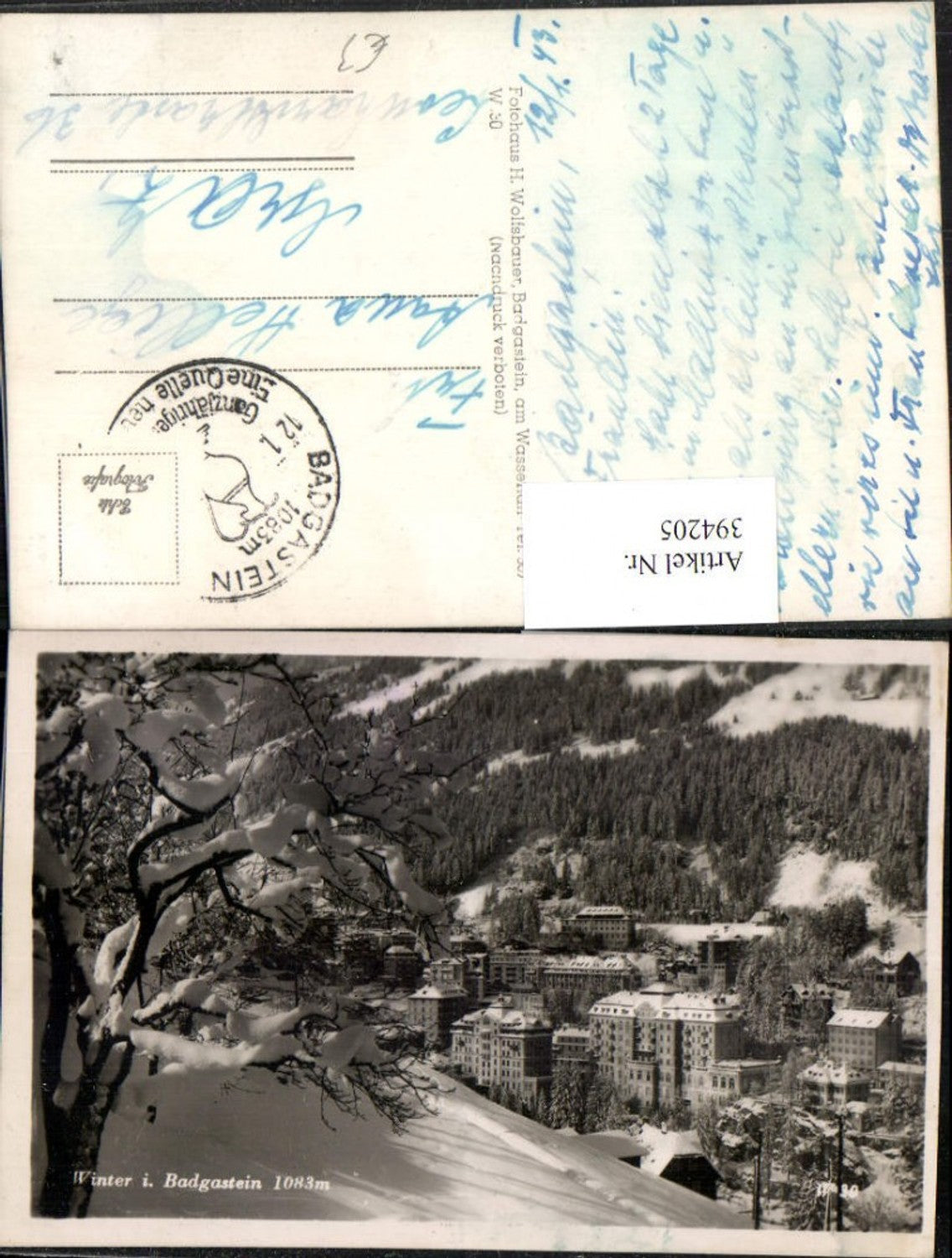 Alte Ansichtskarte – Old Postcard