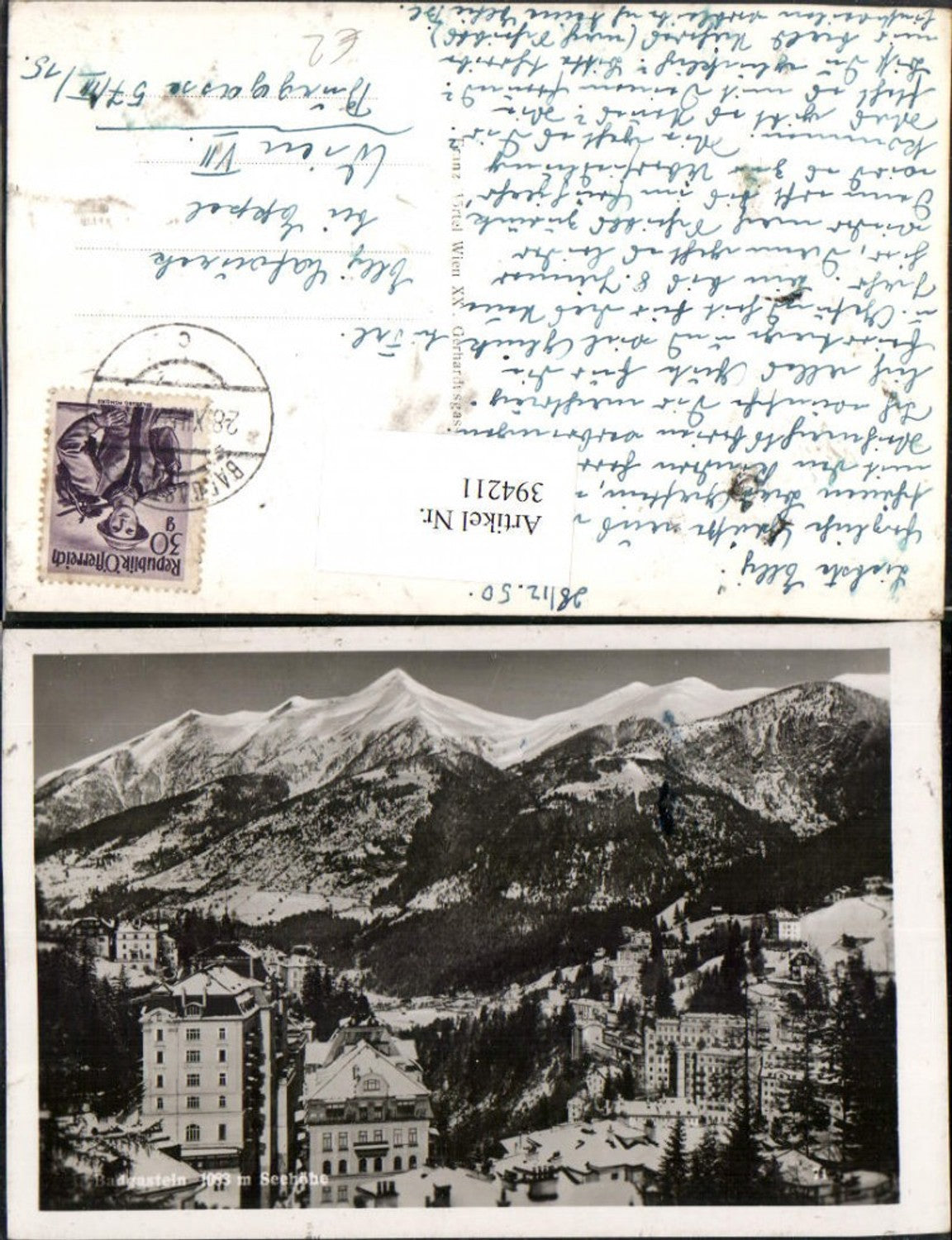 Alte Ansichtskarte – Old Postcard