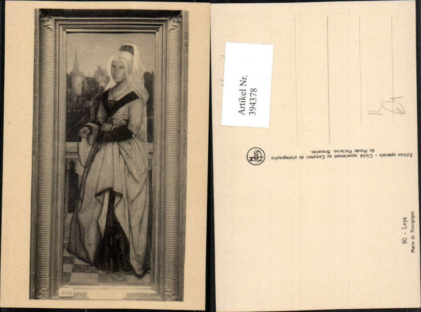 394378,Künstler AK Leys Marie de Bourgogne Portrait