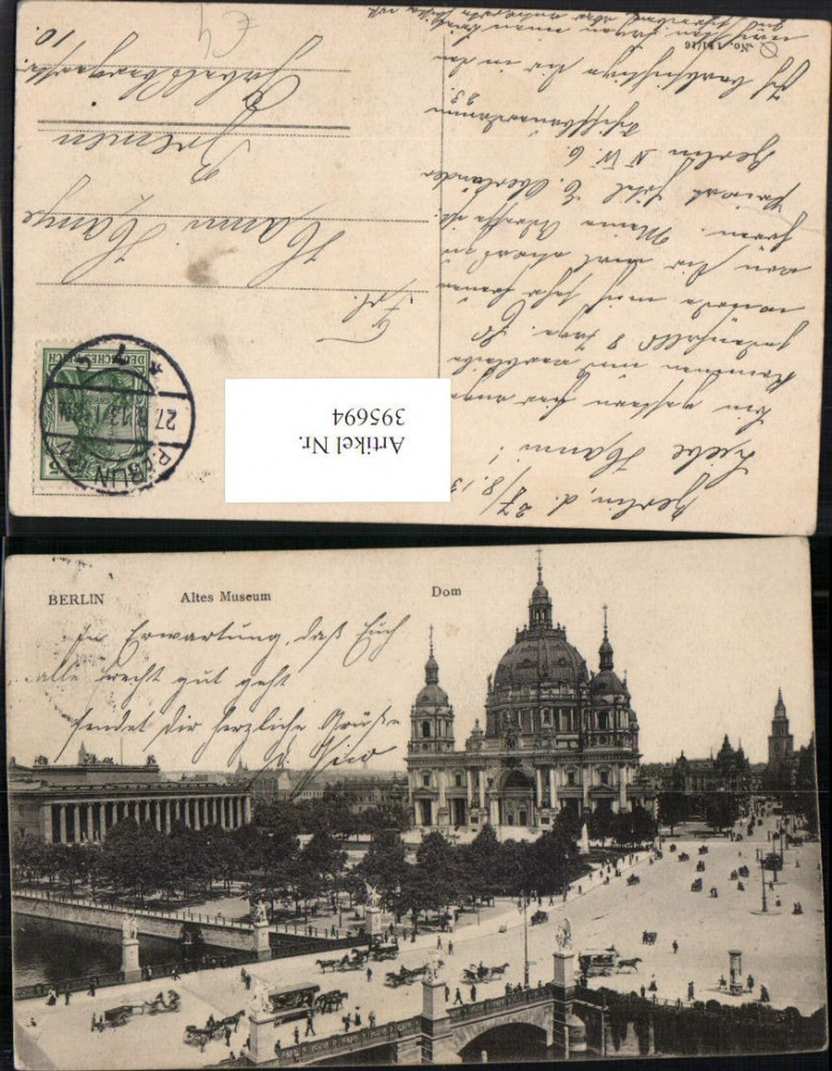 395694,Berlin Altes Museum Brücke Dom Kirche