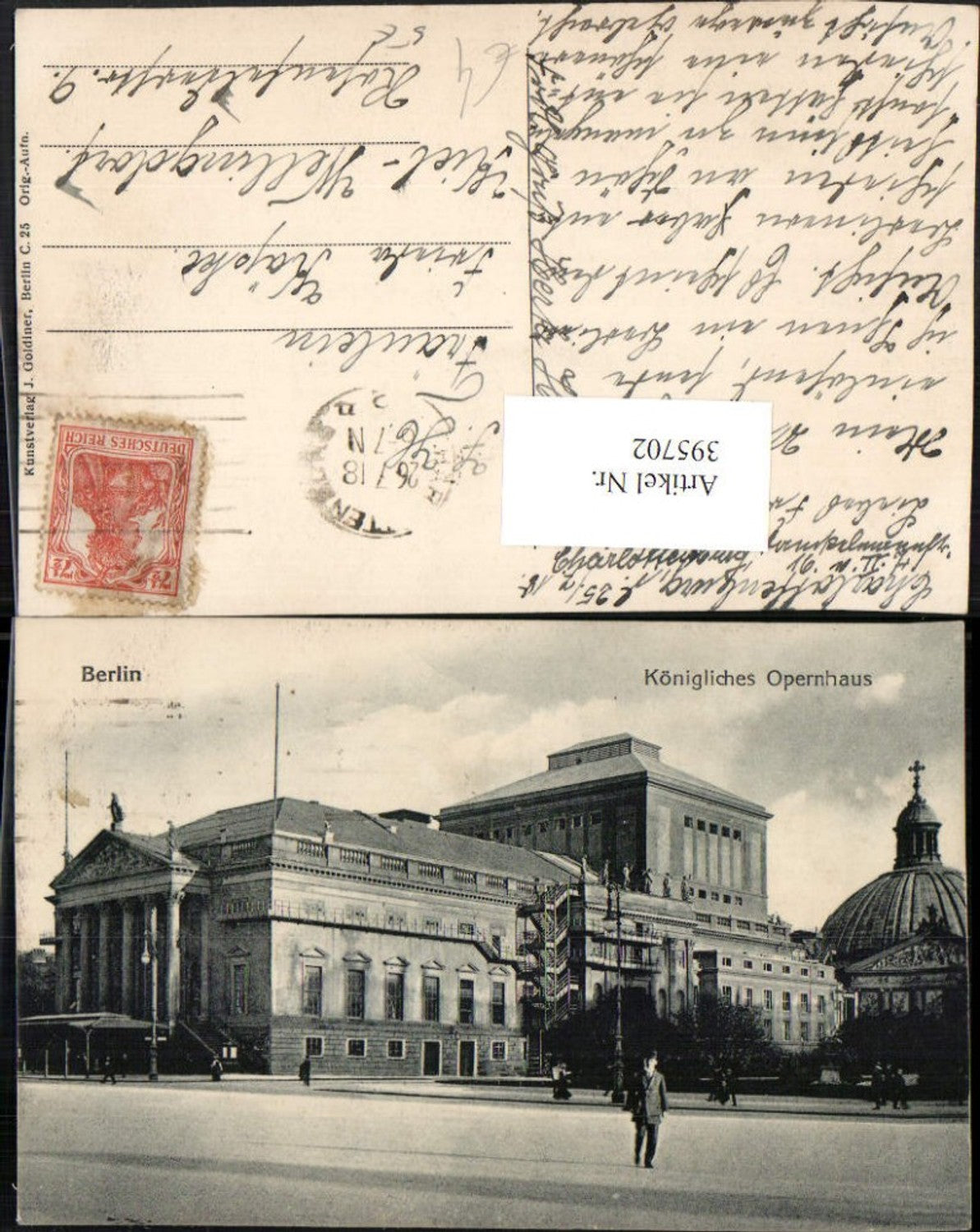 395702,Berlin Königliches Opernhaus Gebäude