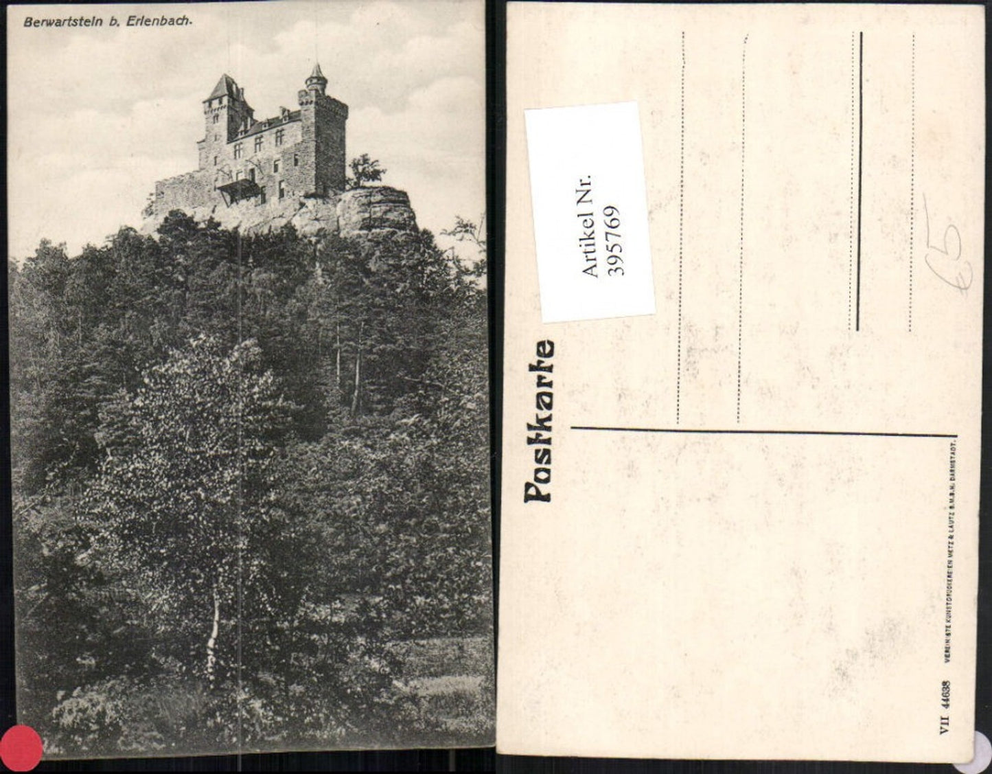 395769,Burg Berwartstein b. Erlenbach