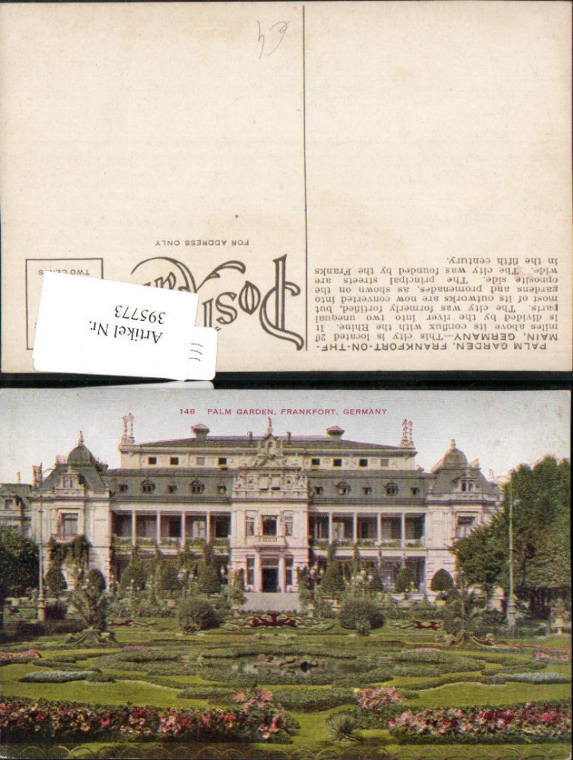 395773,Frankfurt am Main Palmengarten Palm Garden Gebäude