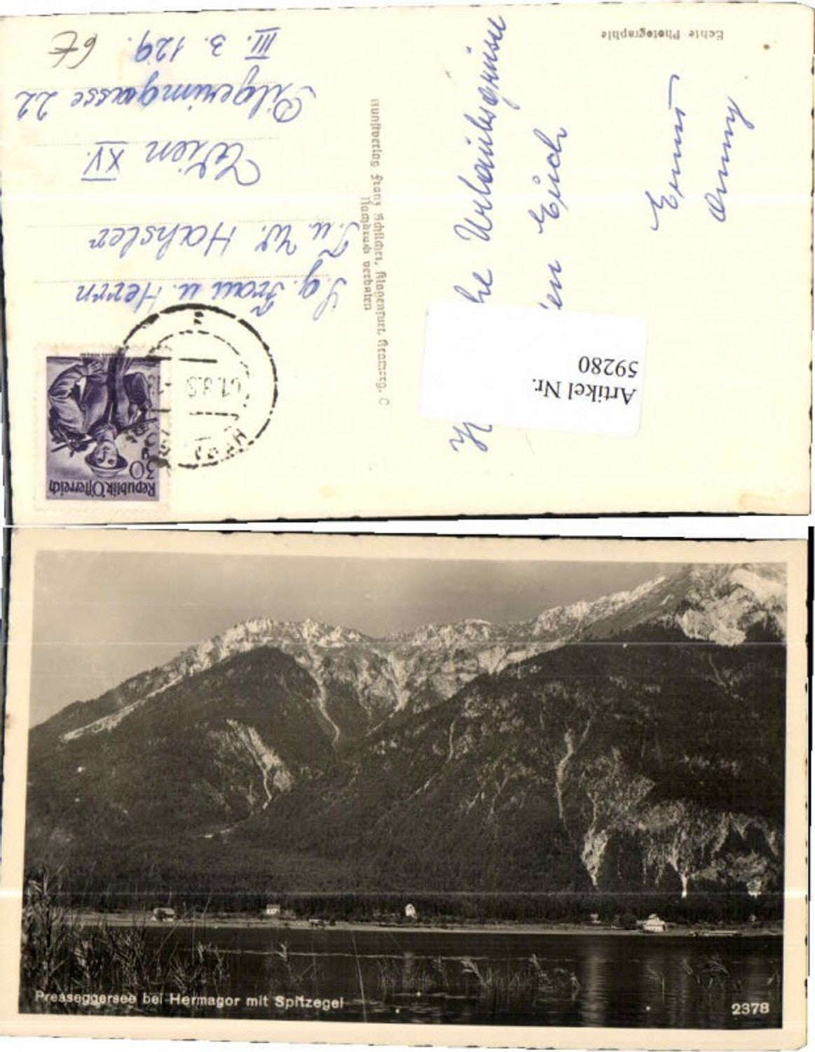 Alte Ansichtskarte – Old Postcard