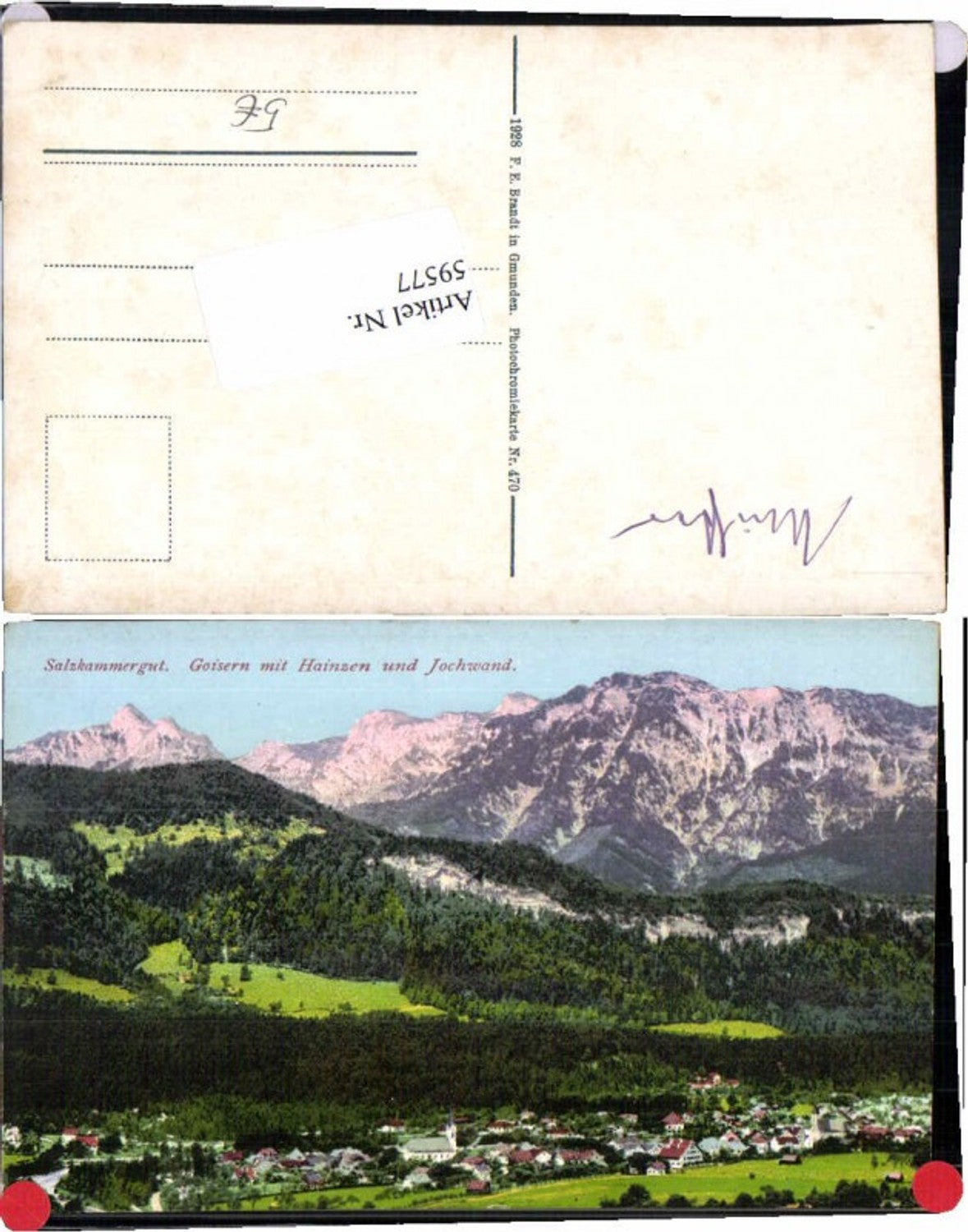 59577,Goisern m. Hainzen pub Brandt 470