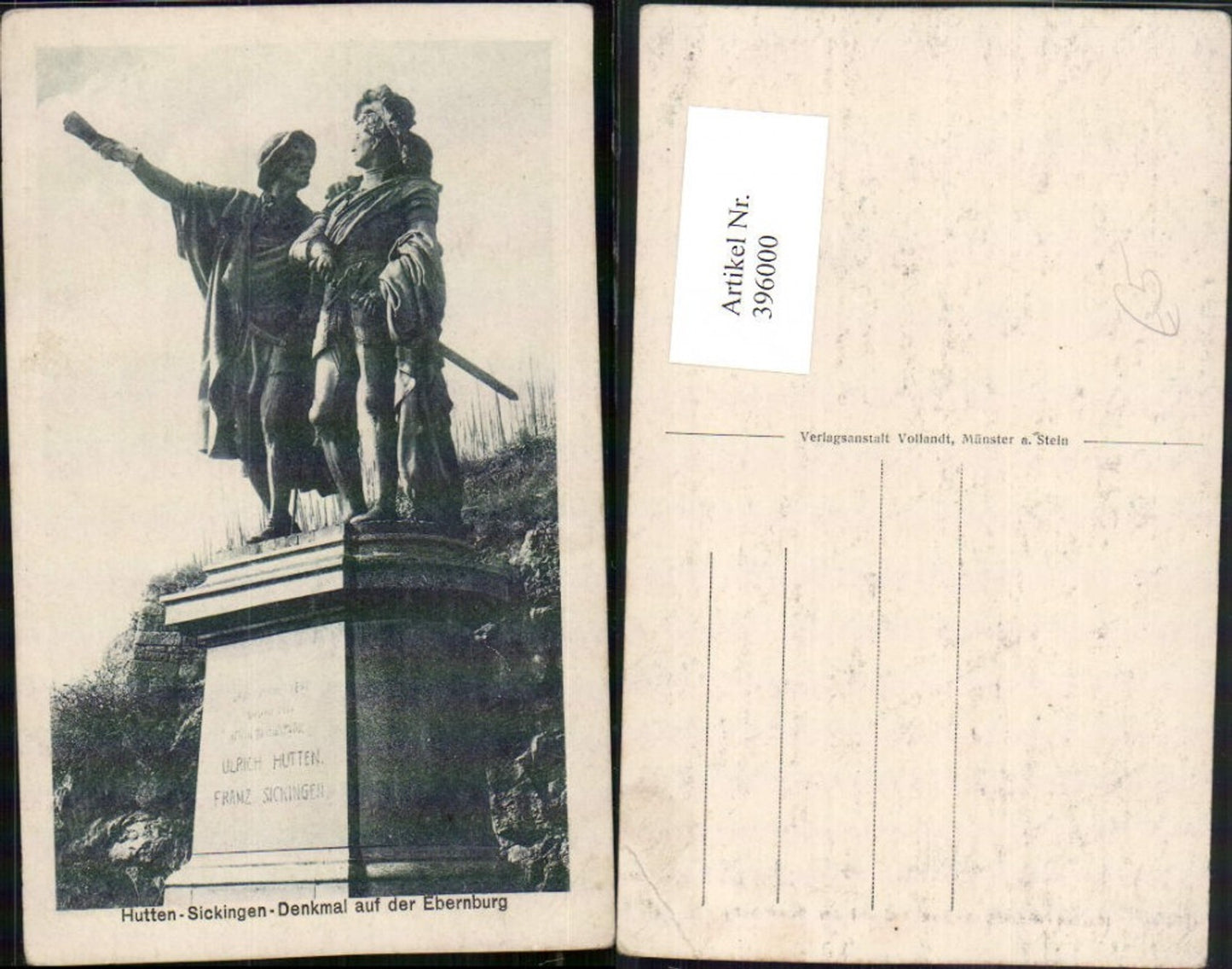 396000,Hutten-Sickingen-Denkmal auf der Ebernburg b. Bad Münster am Stein-Ebernburg