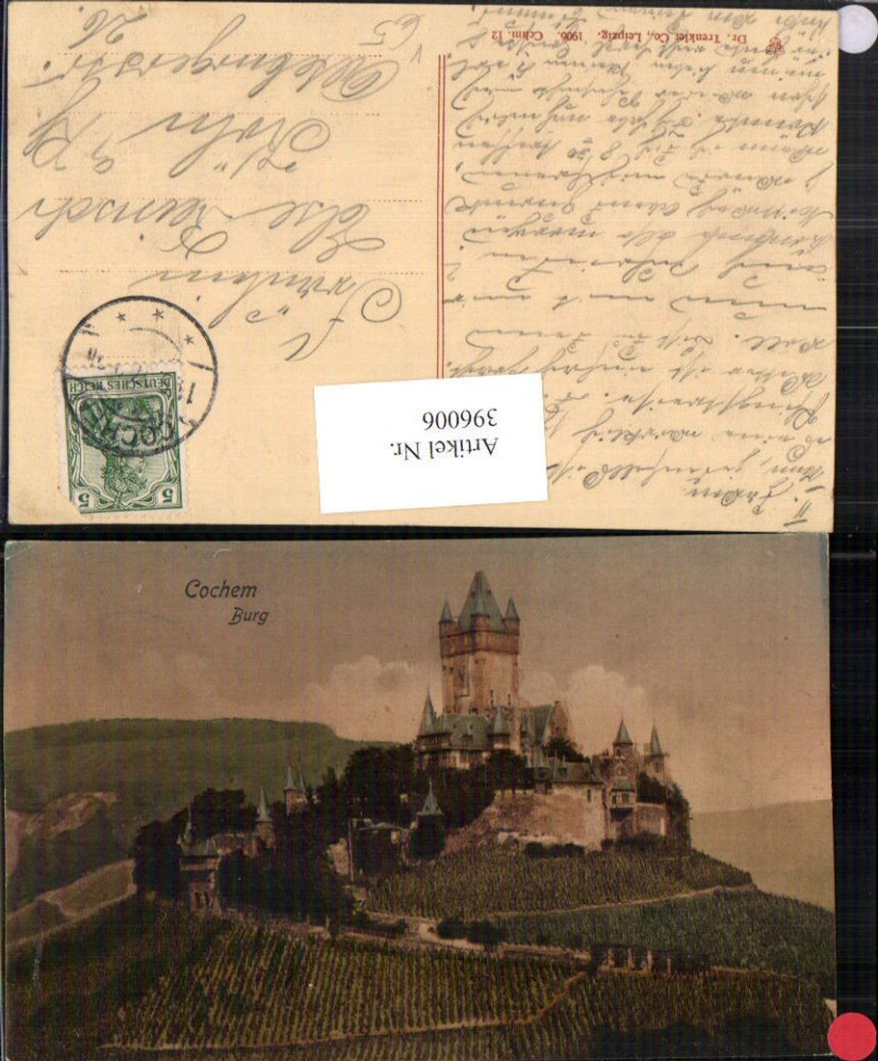 396006,Cochem an d. Mosel Burg pub Trenkler Co