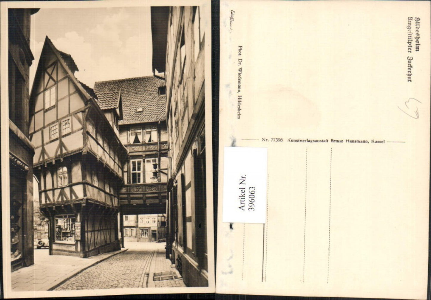 396063,Hildesheim Umgestülpter Zuckerhut Straßenansicht