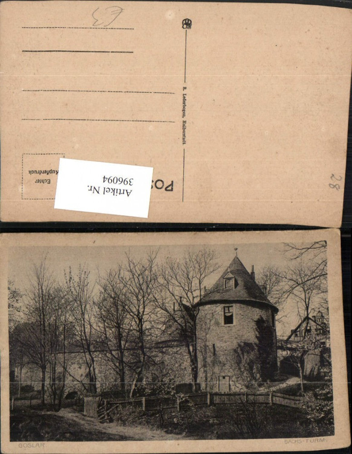 396094,Goslar Bachs-Turm