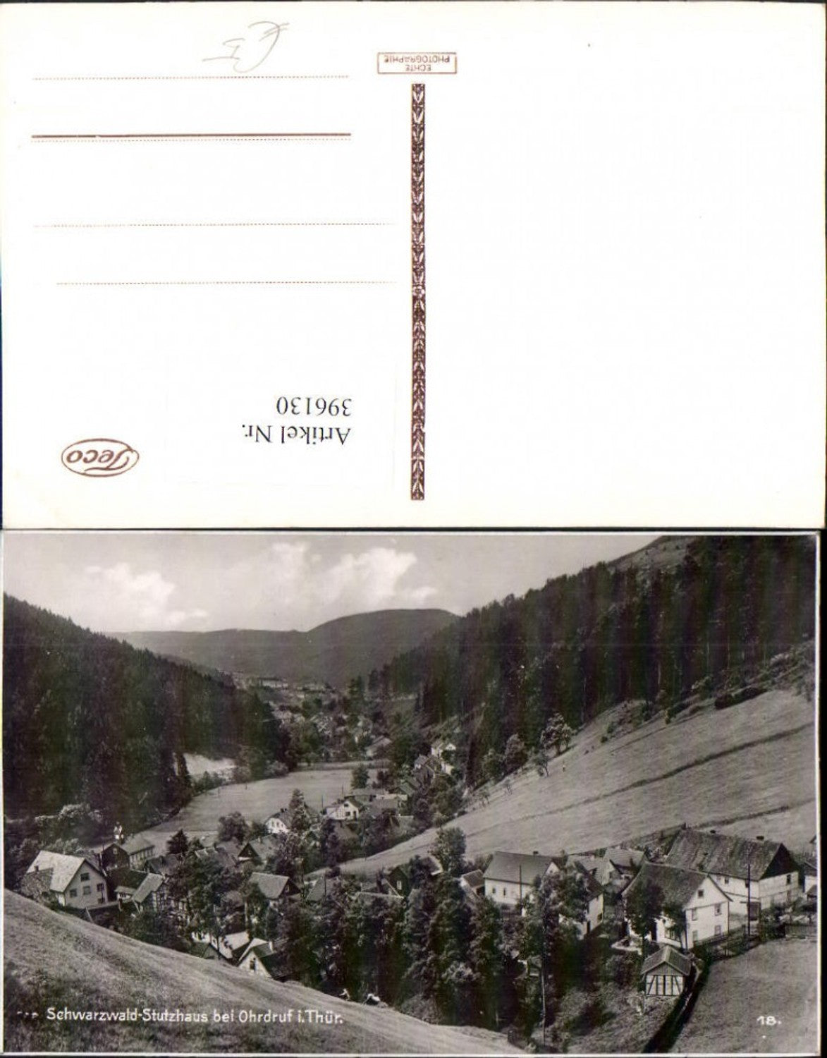 396130,Schwarzwald Stutzhaus b. Ohrdruf in Thüringen