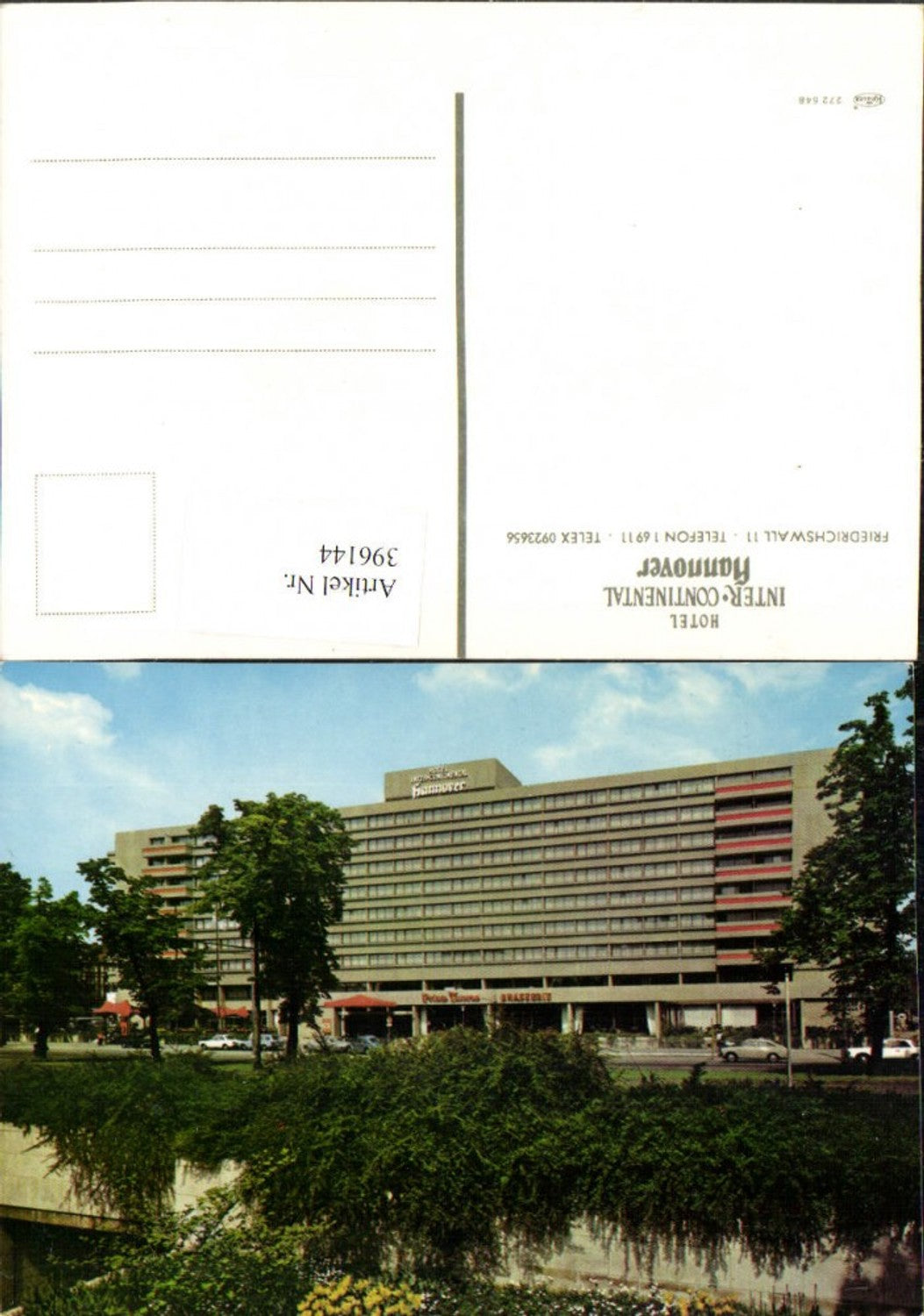 396144,Hannover Hotel Inter Continental