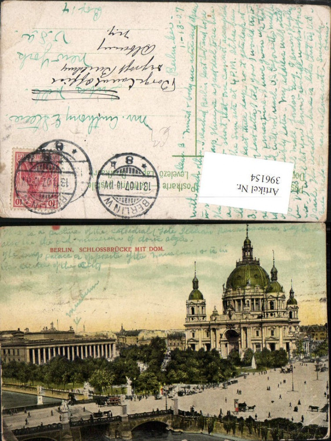 396154,Berlin Schlossbrücke Brücke m. Dom Kirche