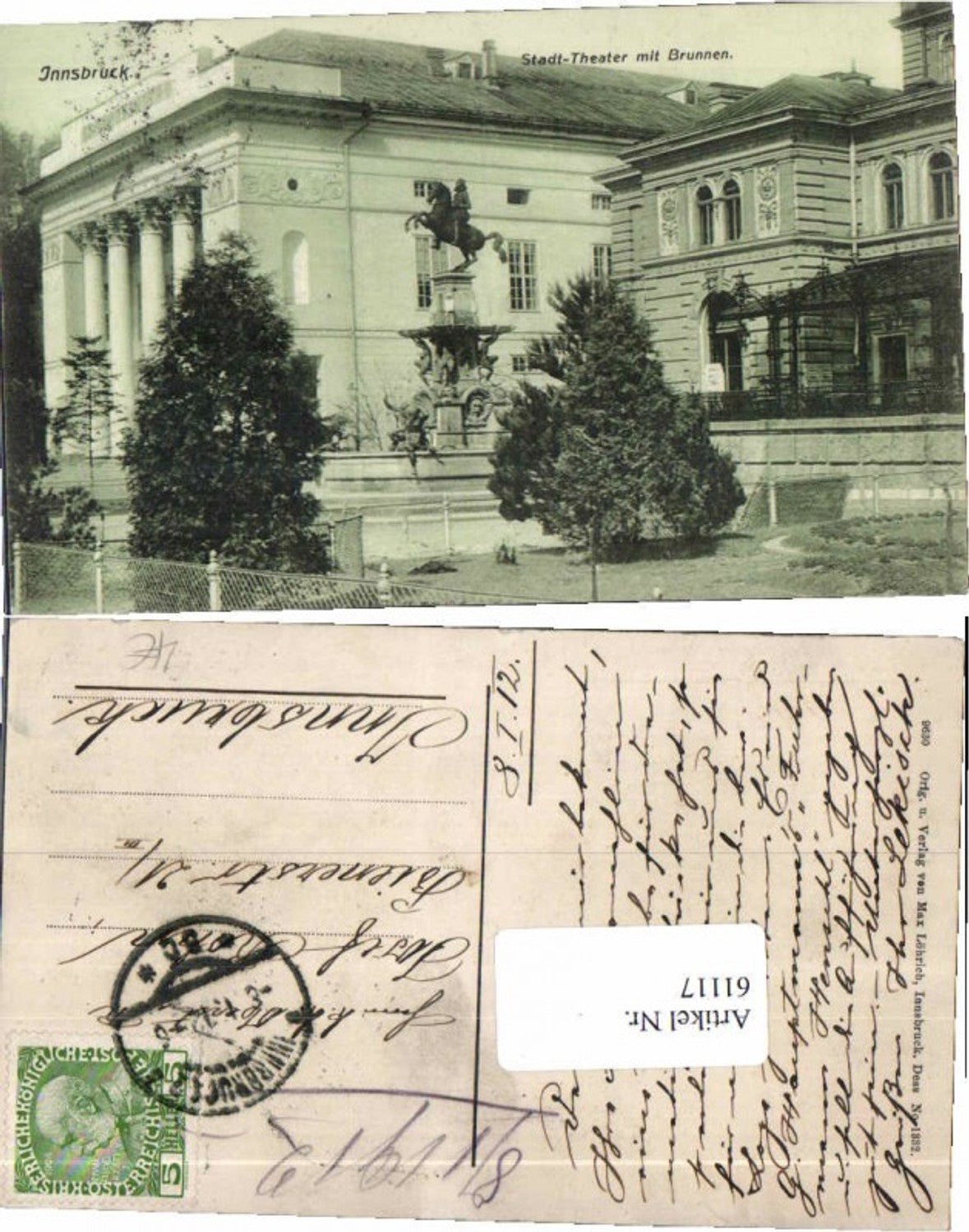 Alte Ansichtskarte – Old Postcard