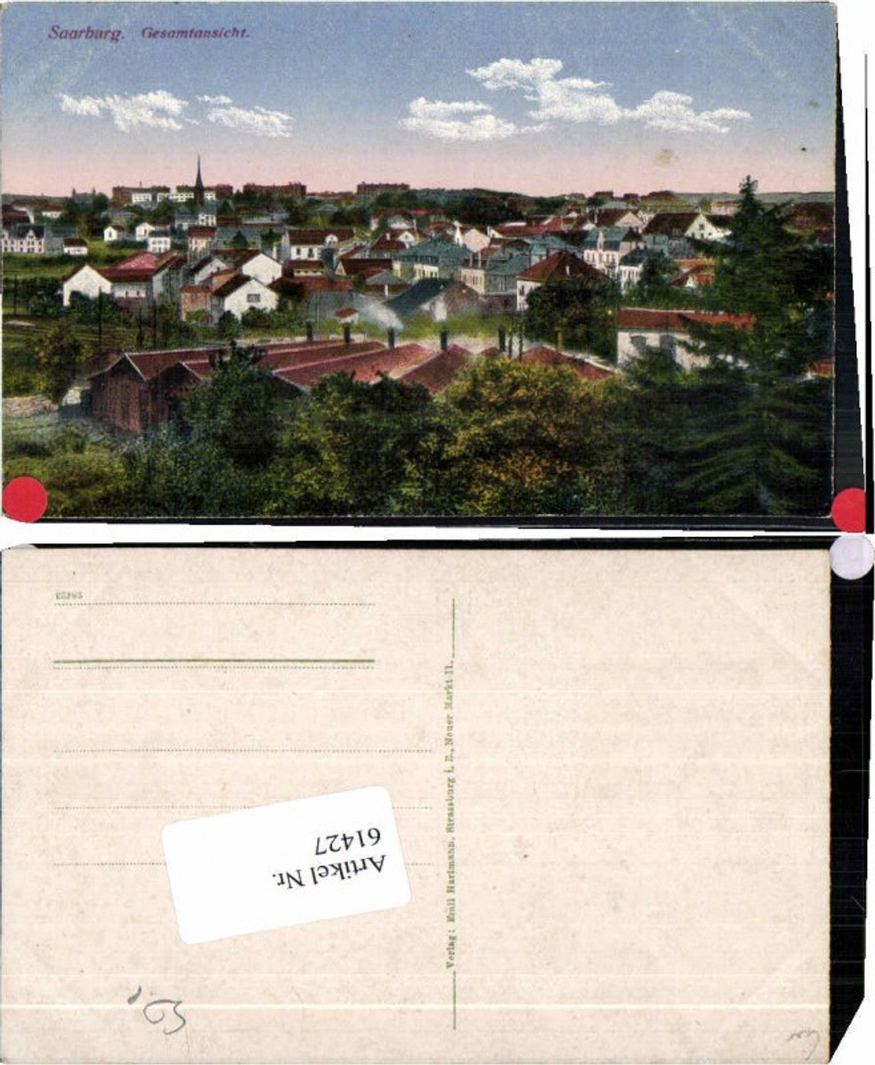 61427,Saarburg Totale 1915