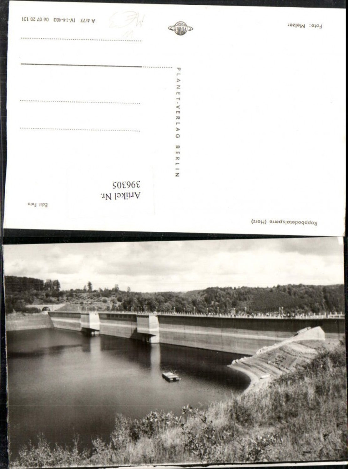 396305,Rappbodetalsperre im Harz b. Oberharz am Brocken Damm