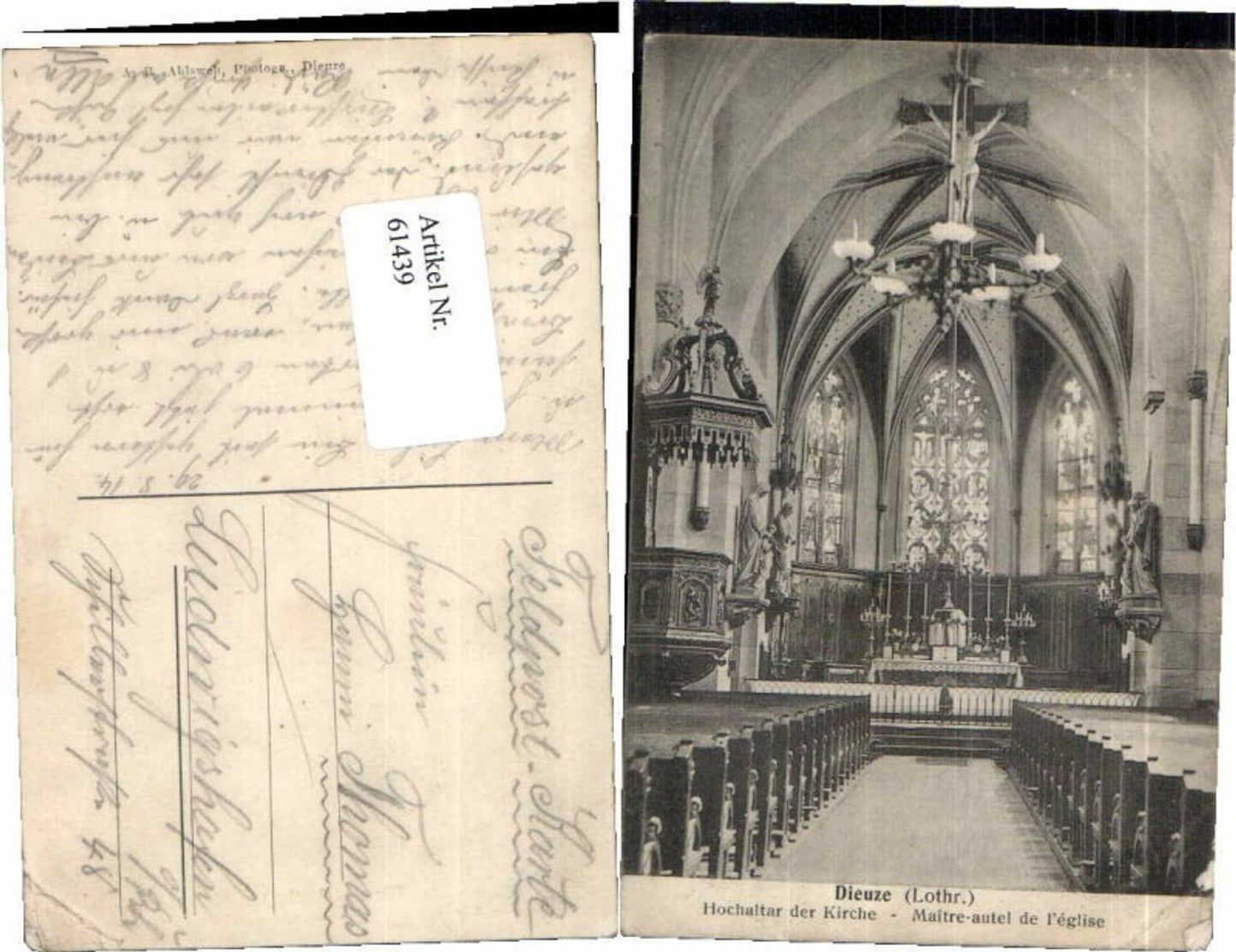61439,Dieuze Lothringen Kirche