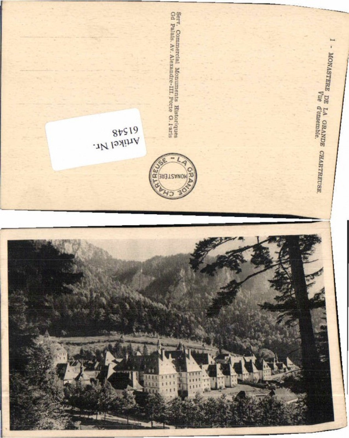 61548,La Grande Chartreuse Monastere