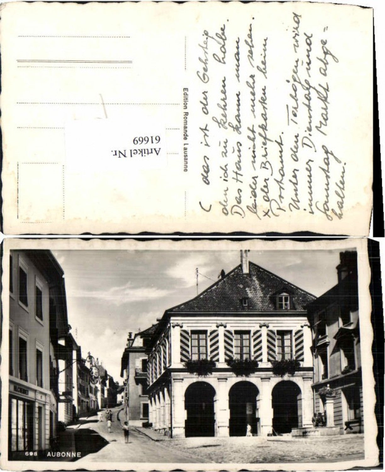 61669,Aubonne Strassenansicht 1935