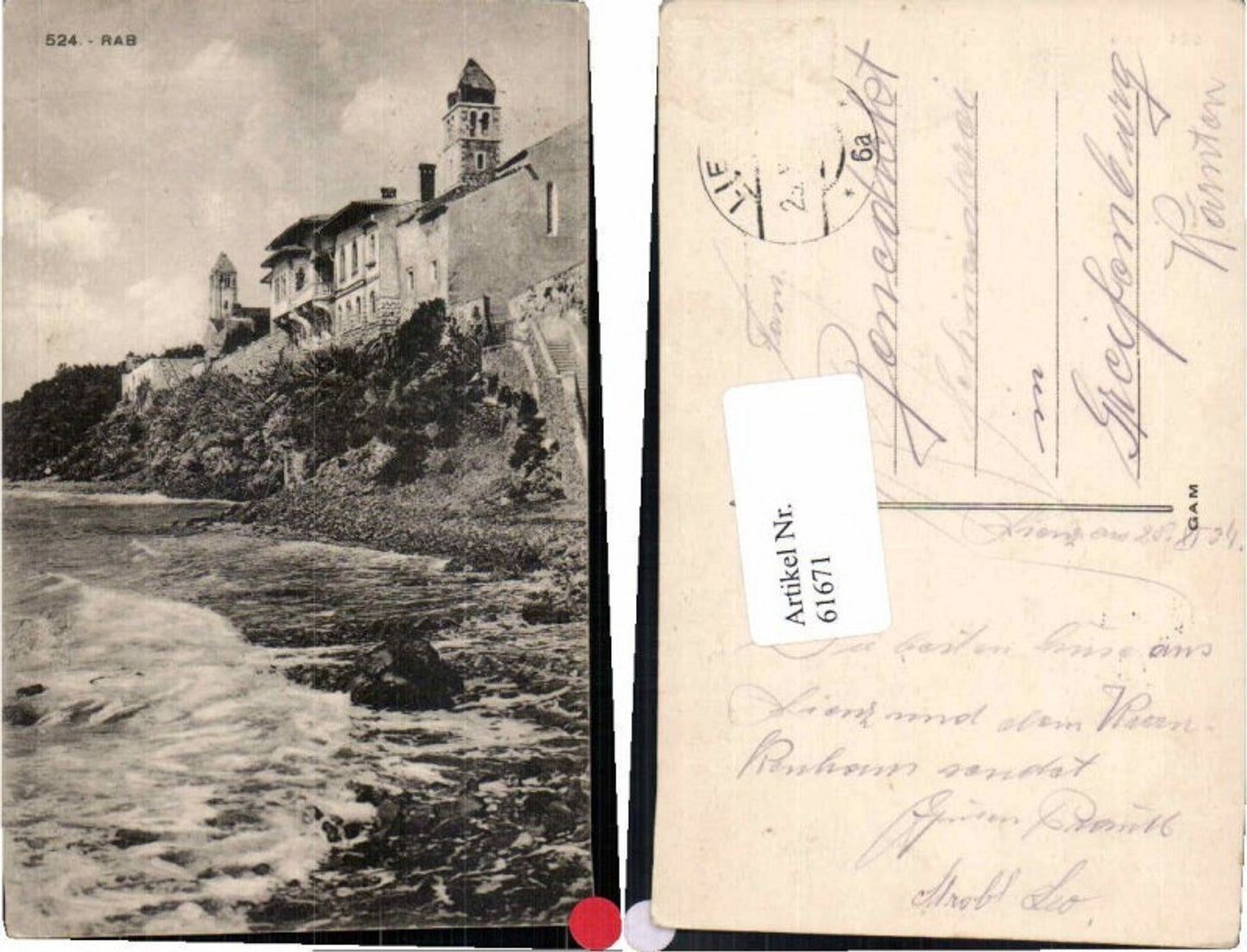 61671,Rab Uferansicht