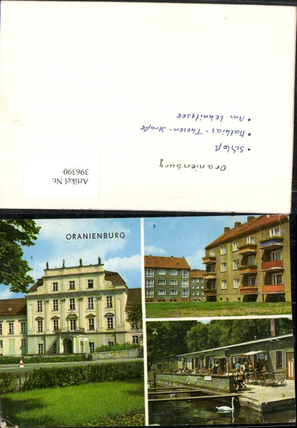 396390, Oranienburg Castle Mathias-Thesen-Straße Lehnitzsee Multi-view map