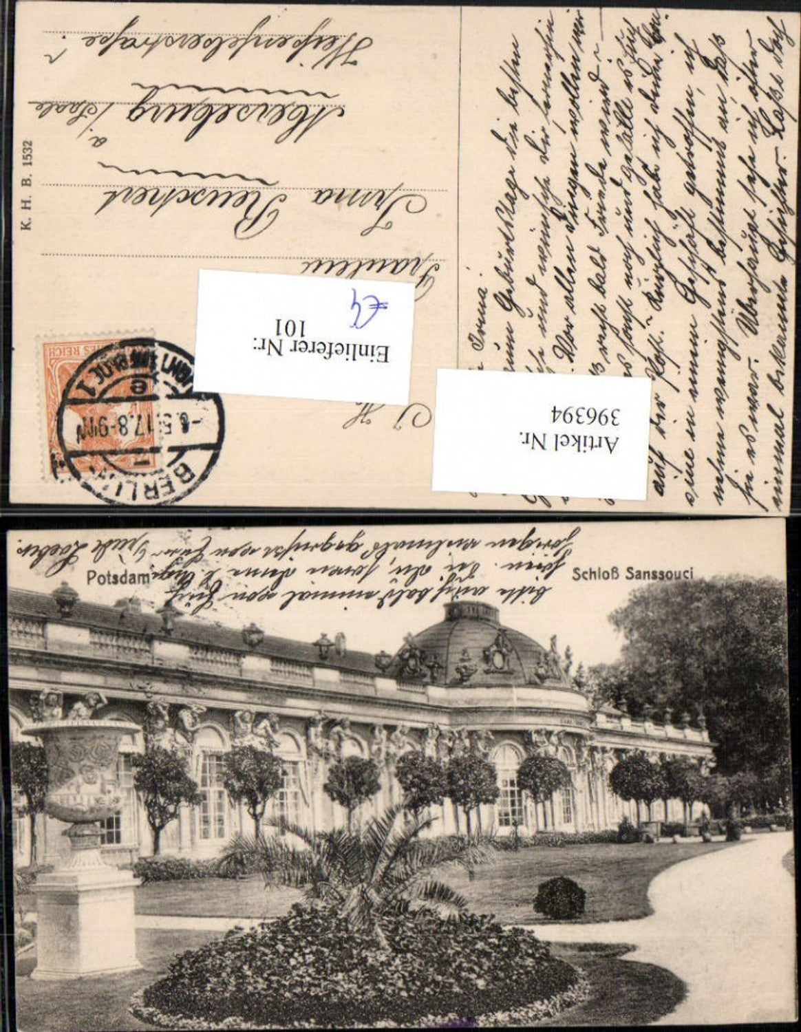 396394, Potsdam Sanssouci Palace