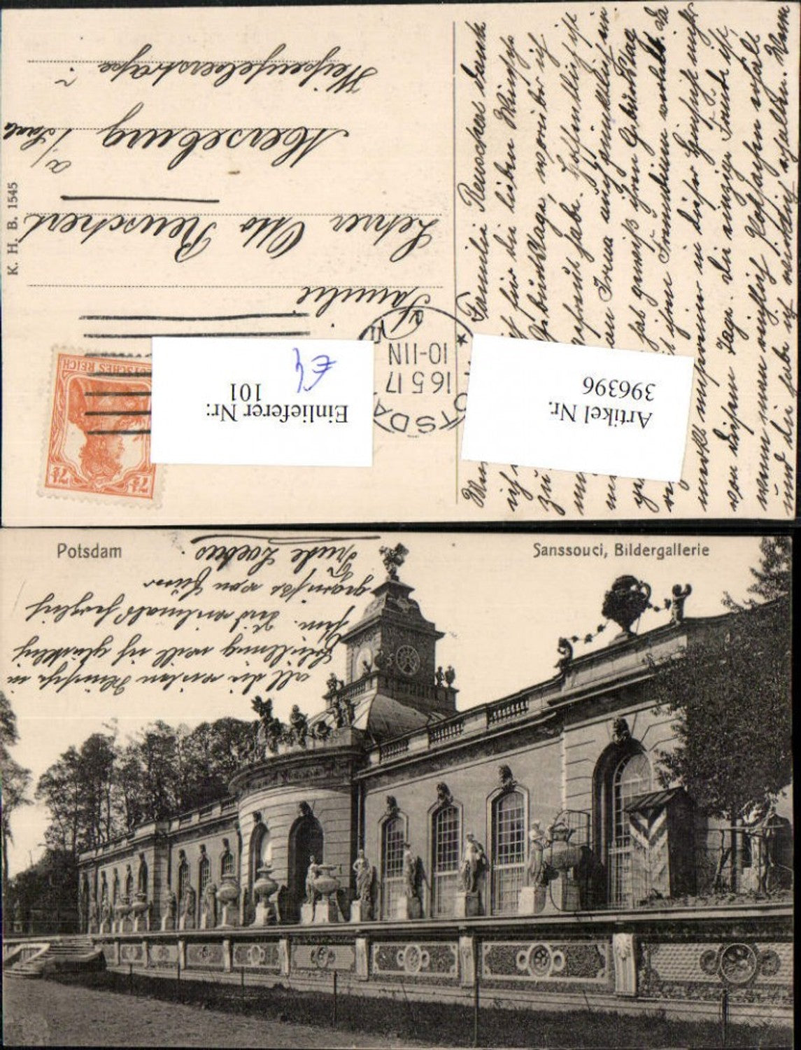 396396, Potsdam Sanssouci Picture Gallery Statues