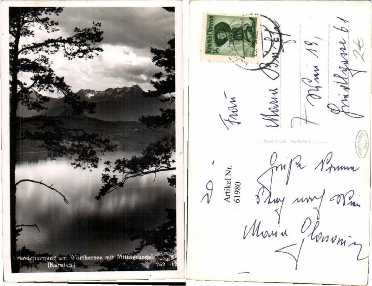 Alte Ansichtskarte – Old Postcard