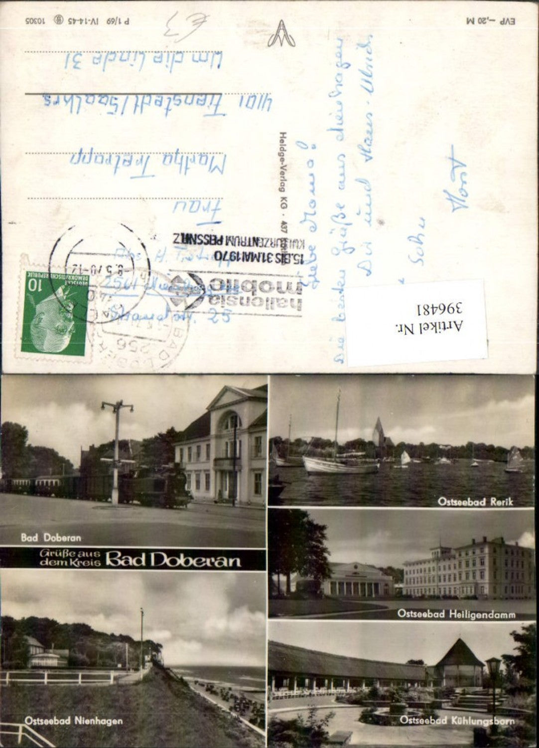 396481,Bad Doberan Eisenbahn Rerik Heiligendamm Kühlungsborn Nienhagen Mehrbildkarte