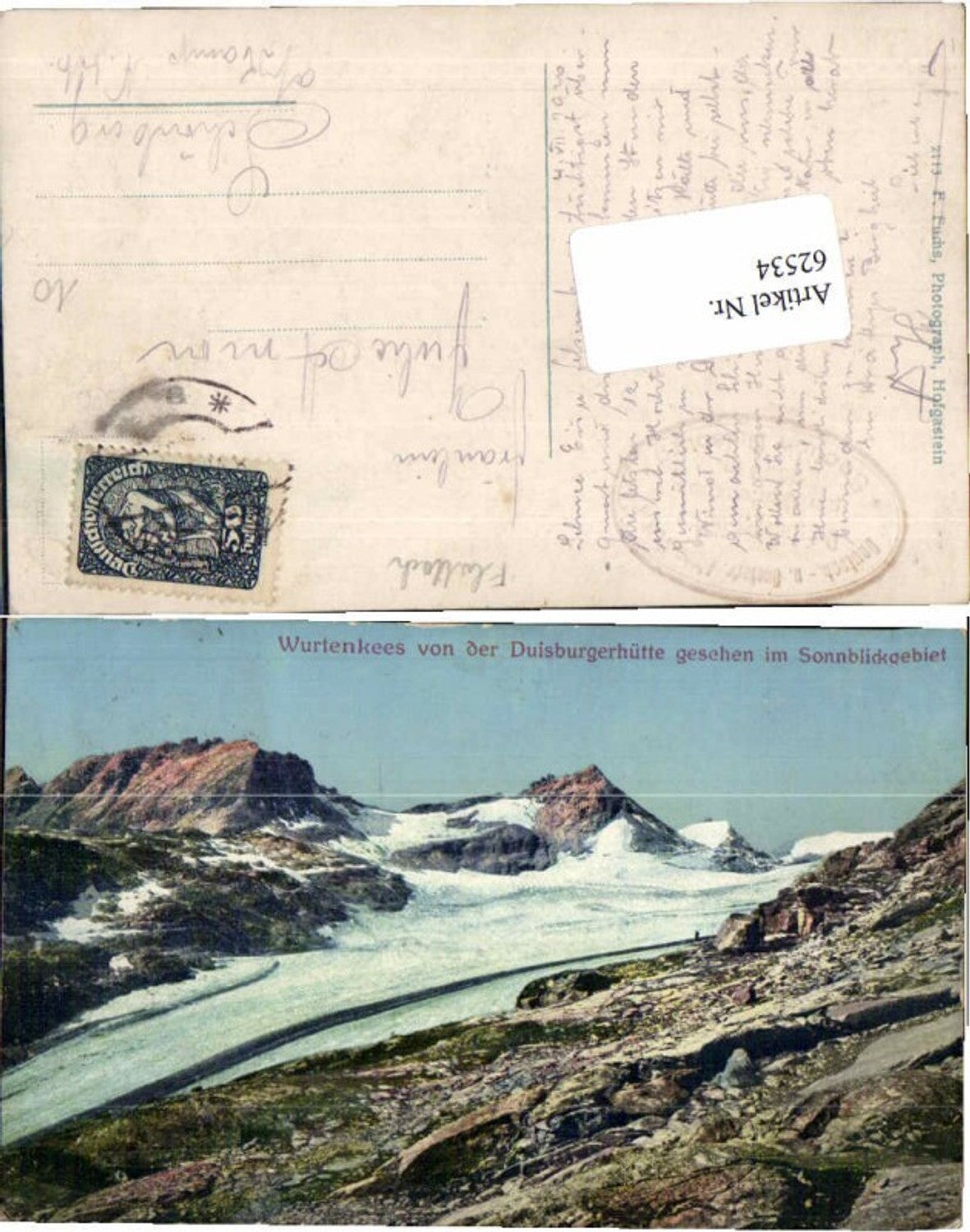 62534,Wurtenkees Duisburgerhütte Flattach