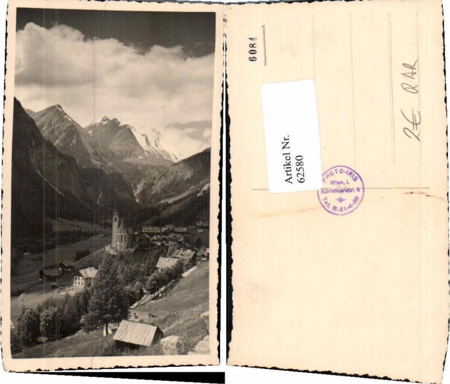 62580,Rare FotoAK Heiligenblut 1930