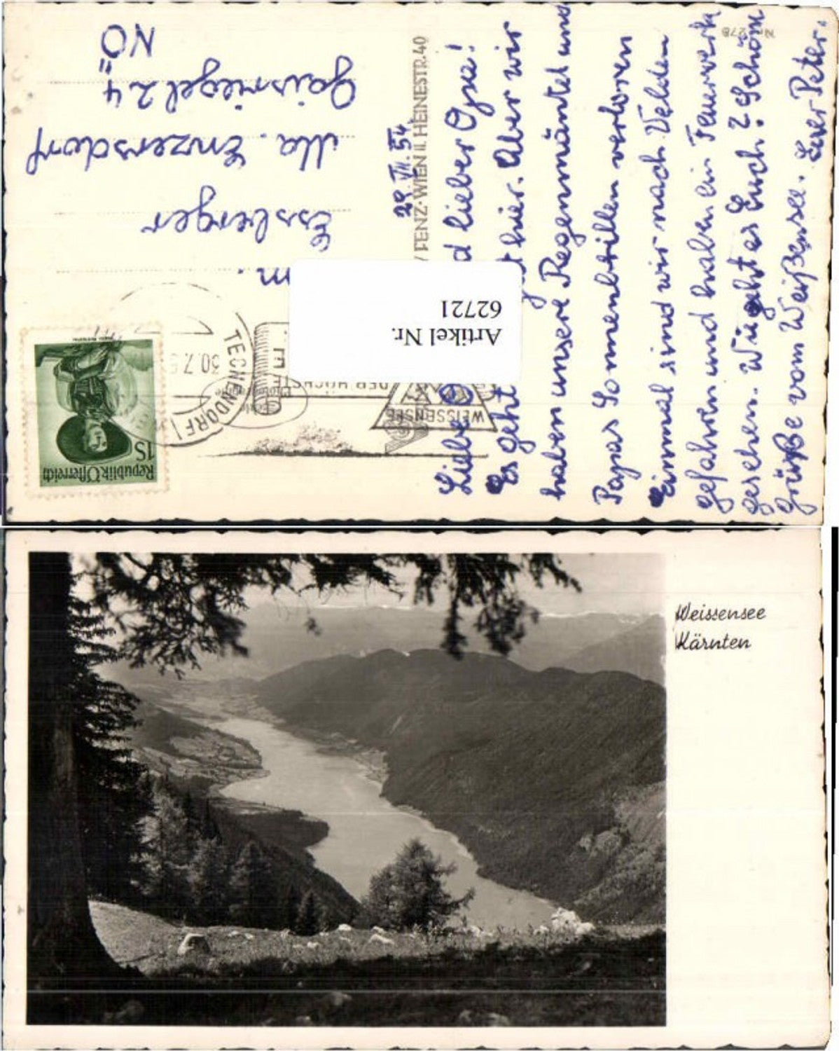 62721,Weissensee Techendorf Partie am Berg