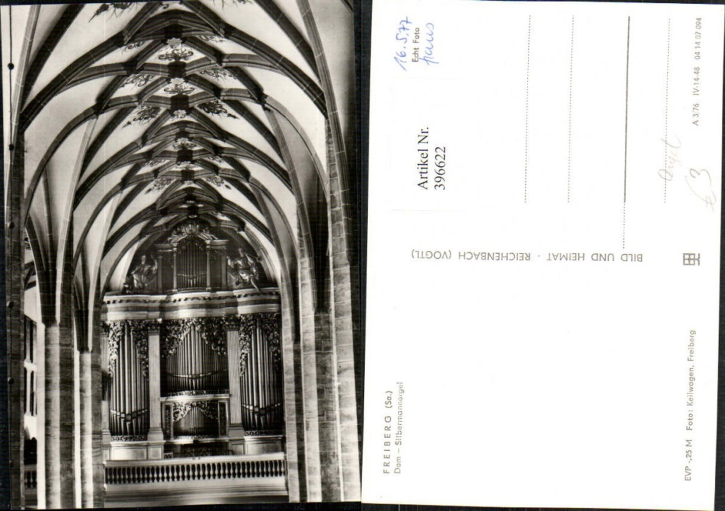 396622, Freiberg in Saxony, Cathedral Church, Silbermann Organ