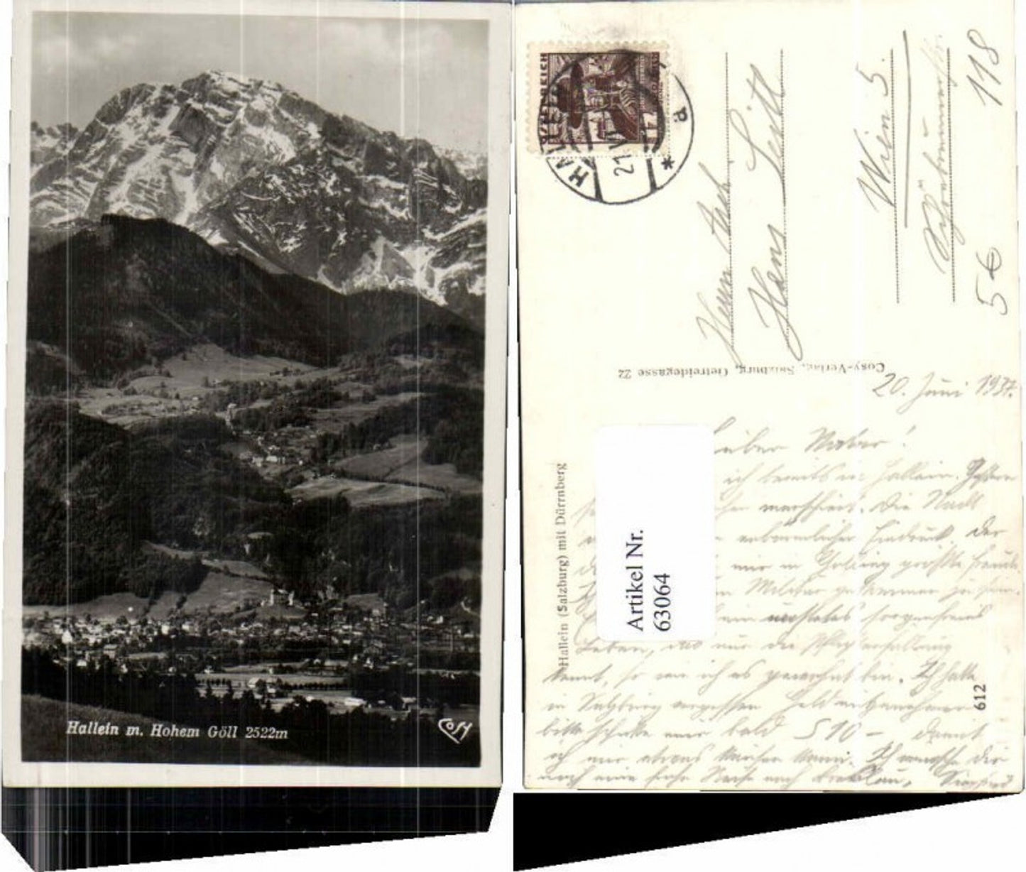 63064,Hallein m. Hohen Göll pub Cosy 612