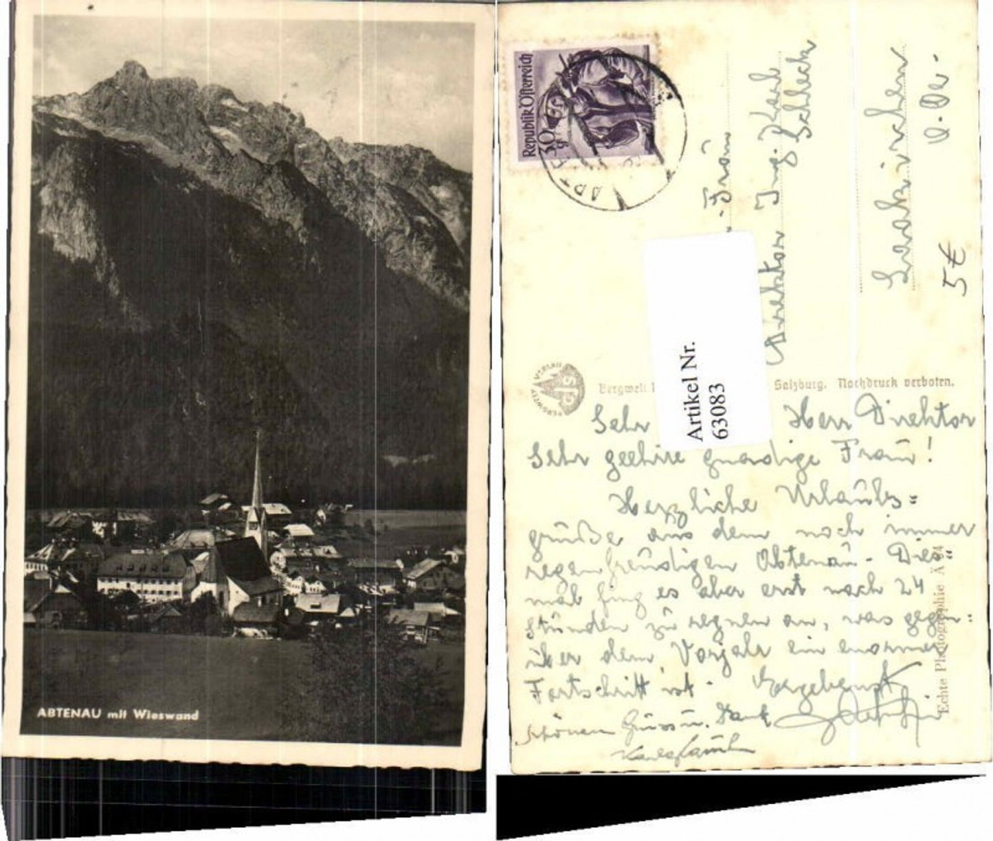 63083,Abtenau m. Wiesenwand