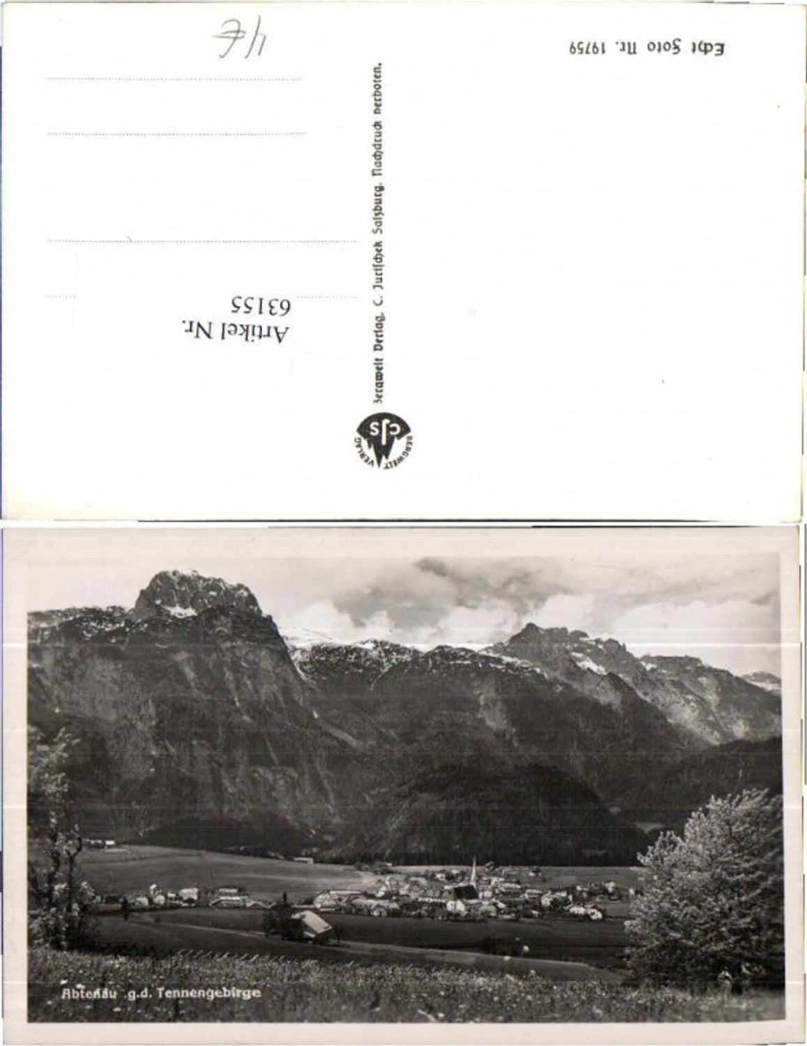 63155,Abtenau g. Tennengebirge