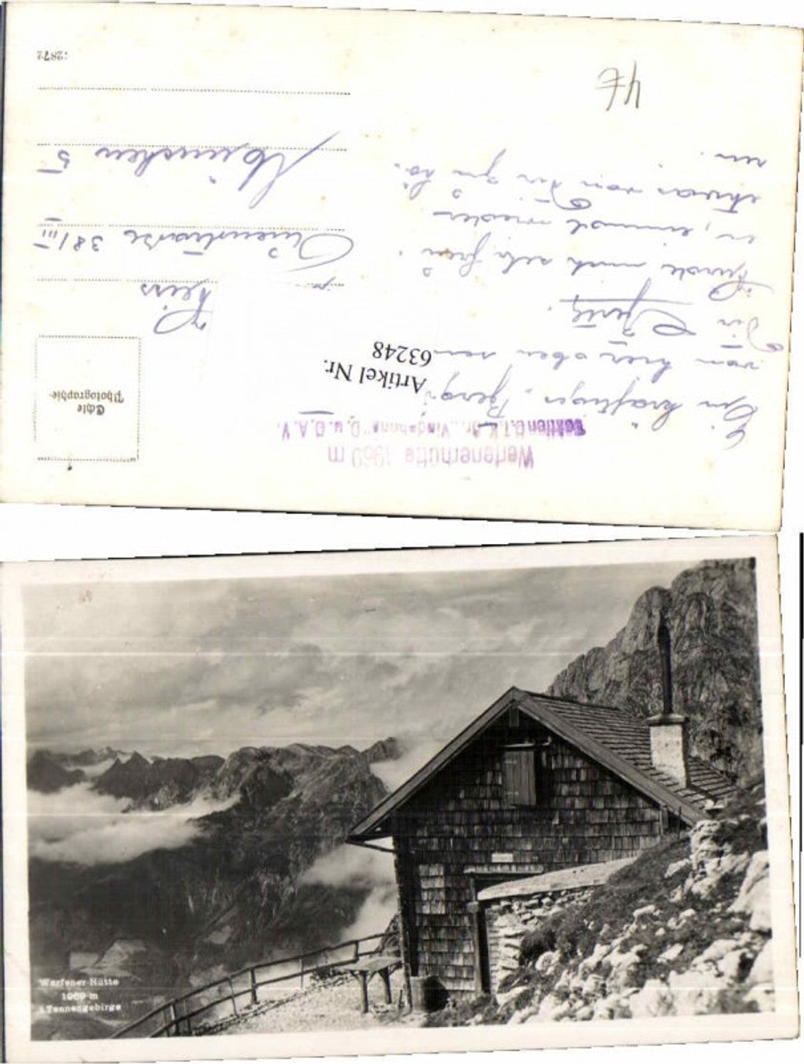 63248,Werfener Hütte Werfen Hallein