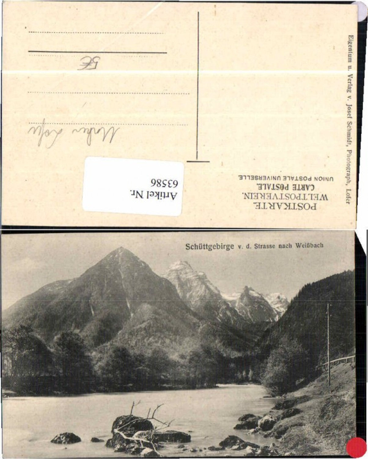 63586,Strasse n. Weißbach Lofer Unken Schüttgebirge