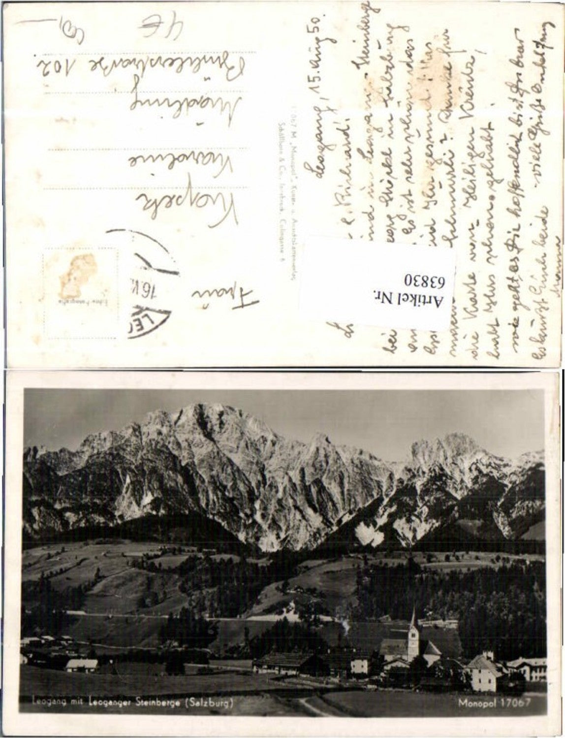 63830,Leogang bei Saalfelden 1935